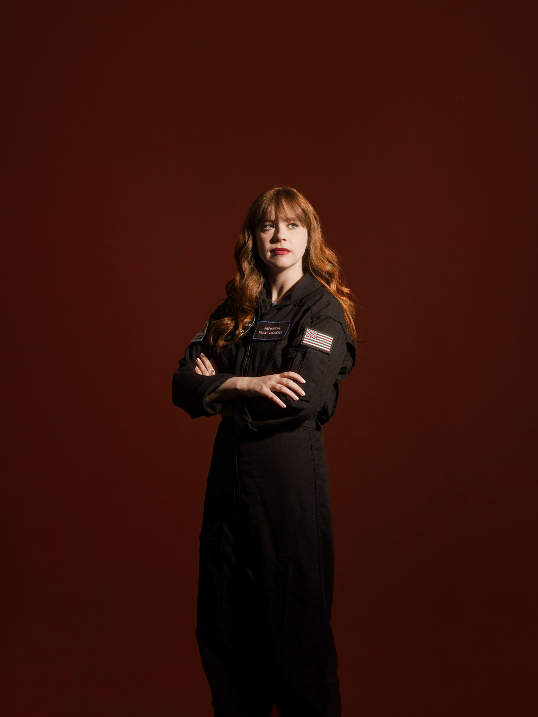 Hayley Arceneaux of the Inspiration4 crew, the world's first all-civilian mission to orbit. (Philip Montgomery for TIME)