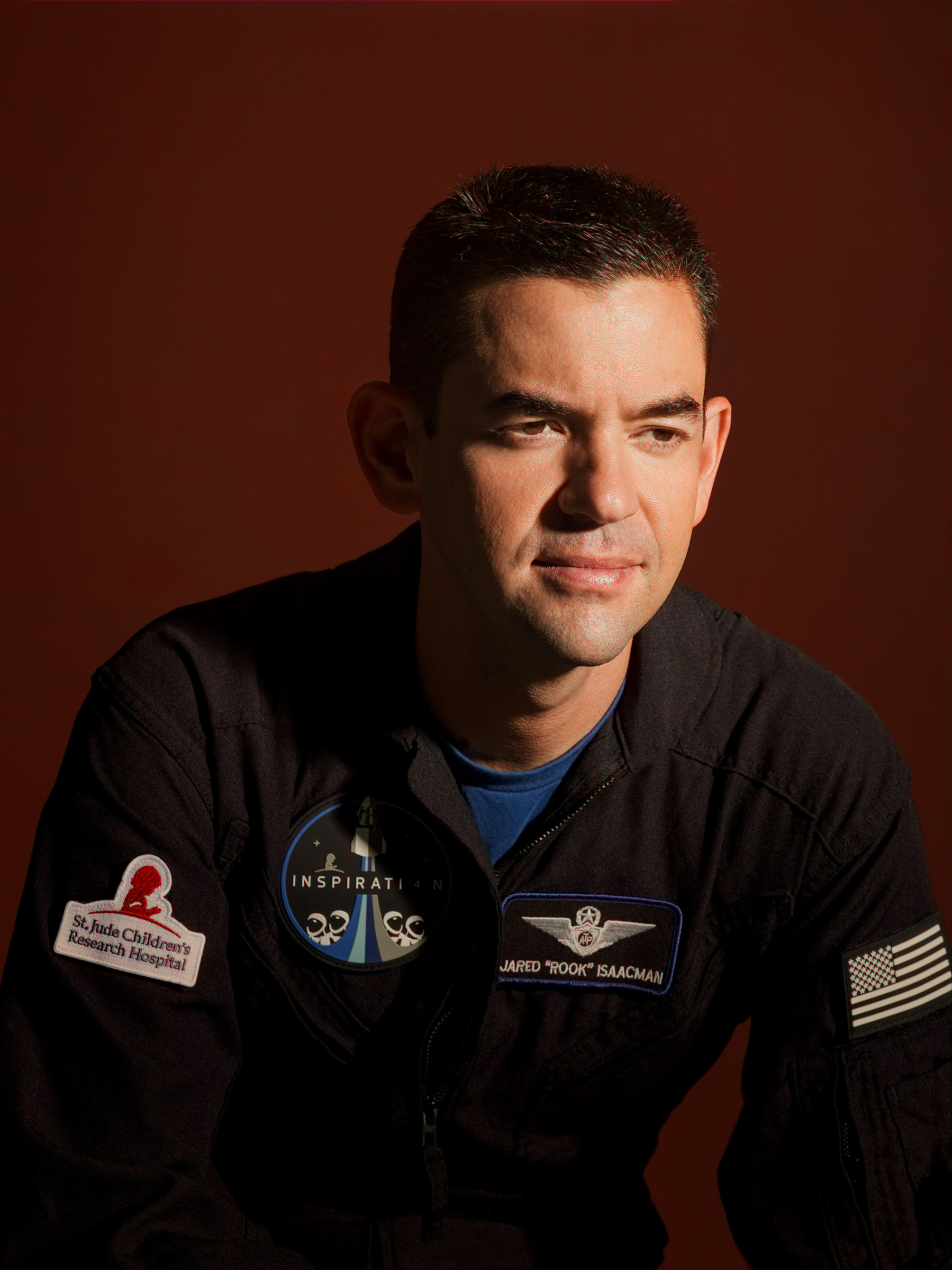 Jared Isaacman, commander of the Inspiration4 crew, the world’s first all-civilian mission to orbit. (Philip Montgomery for TIME)