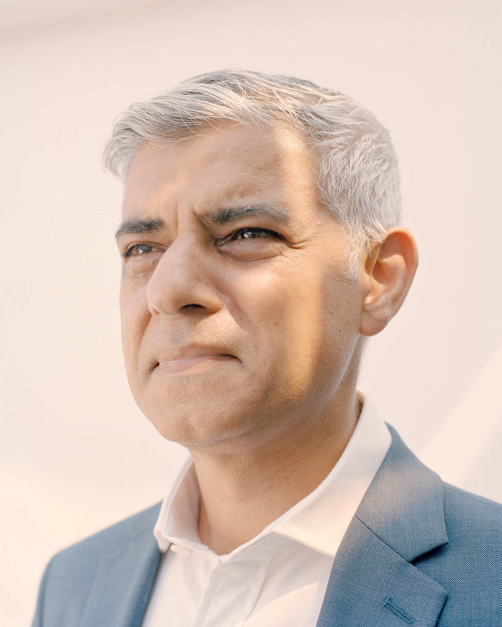 London Mayor Sadiq Khan, photographed at London's City Hall on July 21, 2021.
