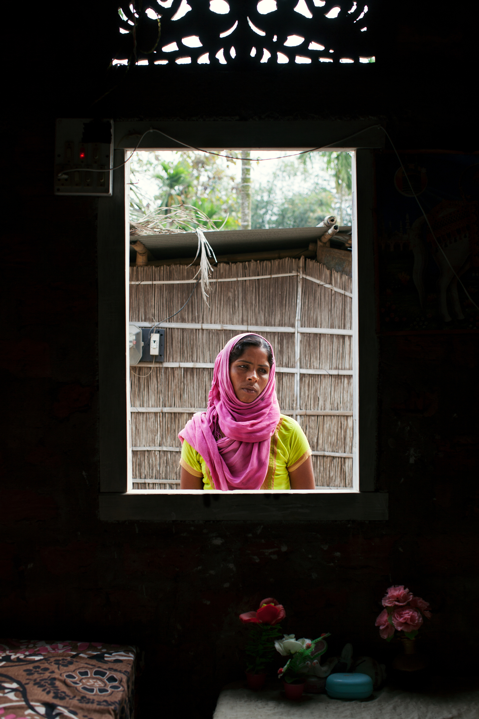 Mamtaj Begum at her home in Dalgaon, in the northeast Indian state of Assam. Her husband has been imprisoned for more than a year. (Prarthna Singh for TIME)