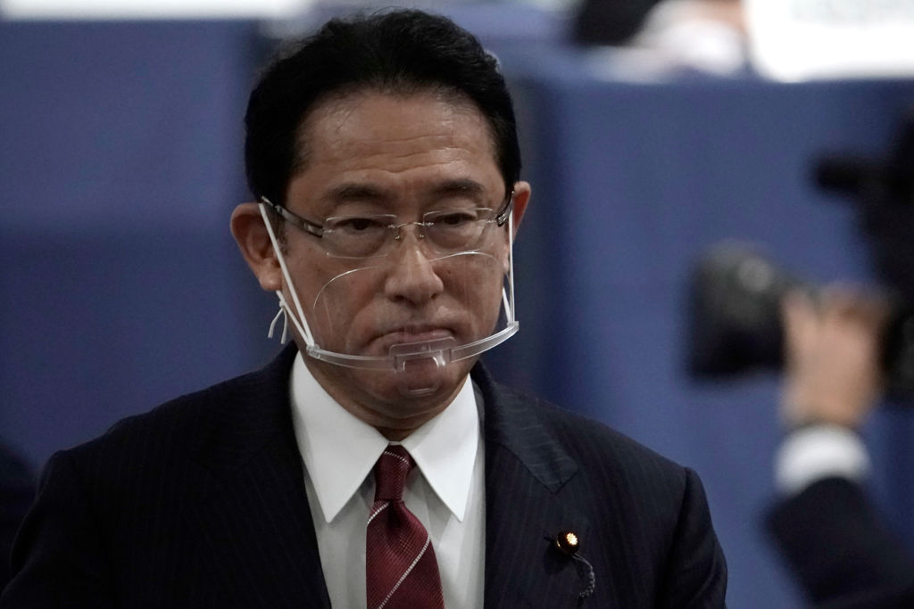 Fumio Kishida, a frontrunner to win the Liberal Democratic Party's (LDP) leadership election and become Japan's next prime minister, is pictured on Sept. 14, 2020 in Tokyo, Japan. (Eugene Hoshiko–Pool/Getty Images)
