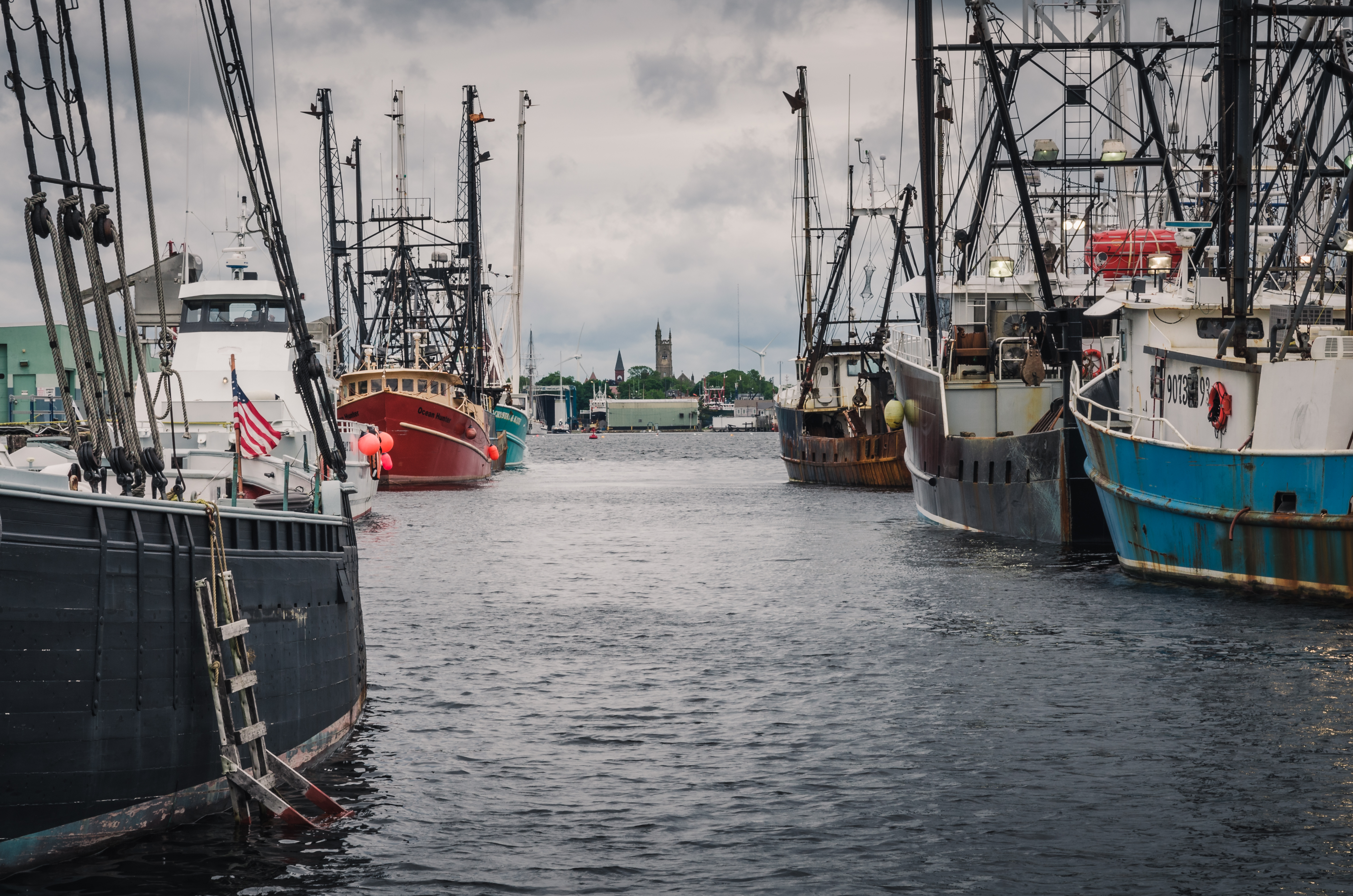 50 fishing businesses based in New Bedford, Mass. have signed onto a federal lawsuit over offshore wind construction (Viktor Posnov—Getty Images)