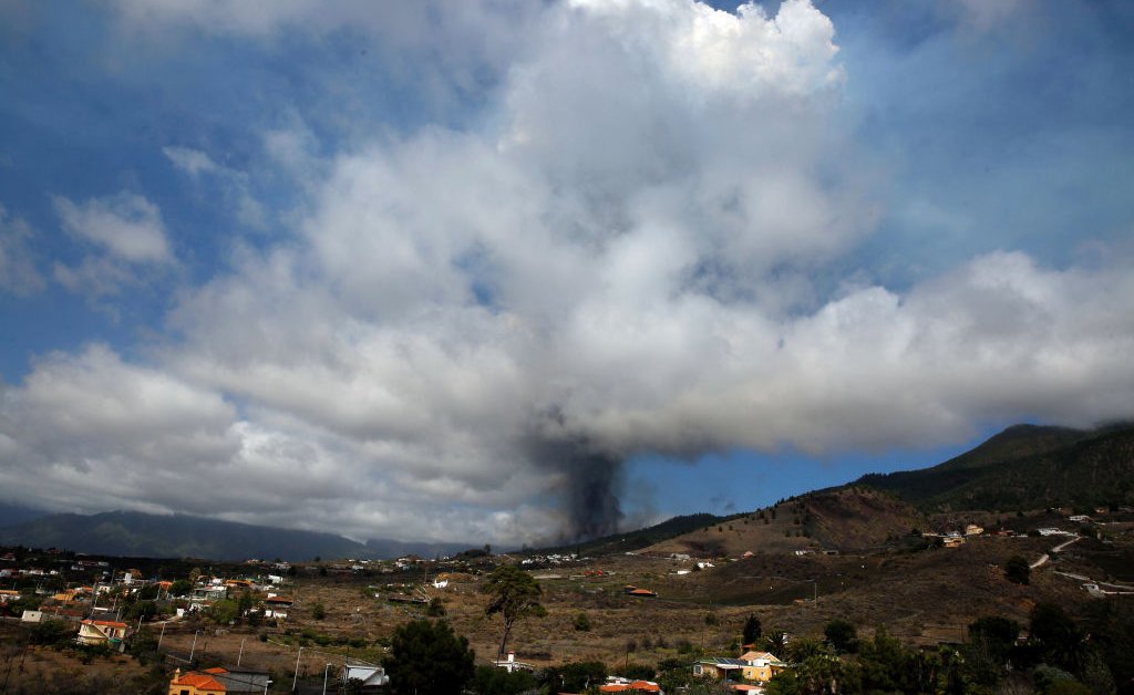 Volcano on Spain's Atlantic Ocean Island of La Palma Erupts
