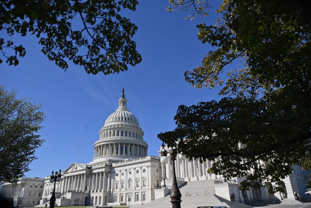 The US Capitol is seen in Washington, DC on September 27, 2021. (Mandel Ngan—AFP/ Getty Images)