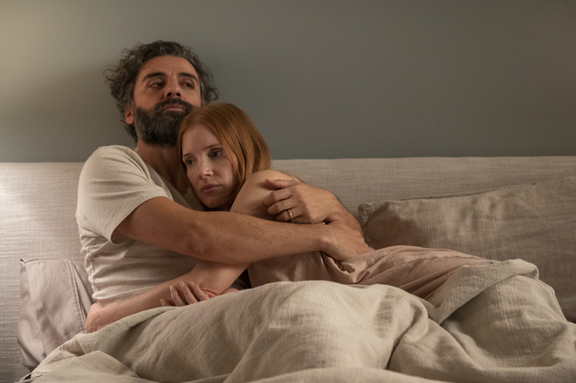 Oscar Isaac and Jessica Chastain in 'Scenes From a Marriage' (Jojo Whilden/HBO)