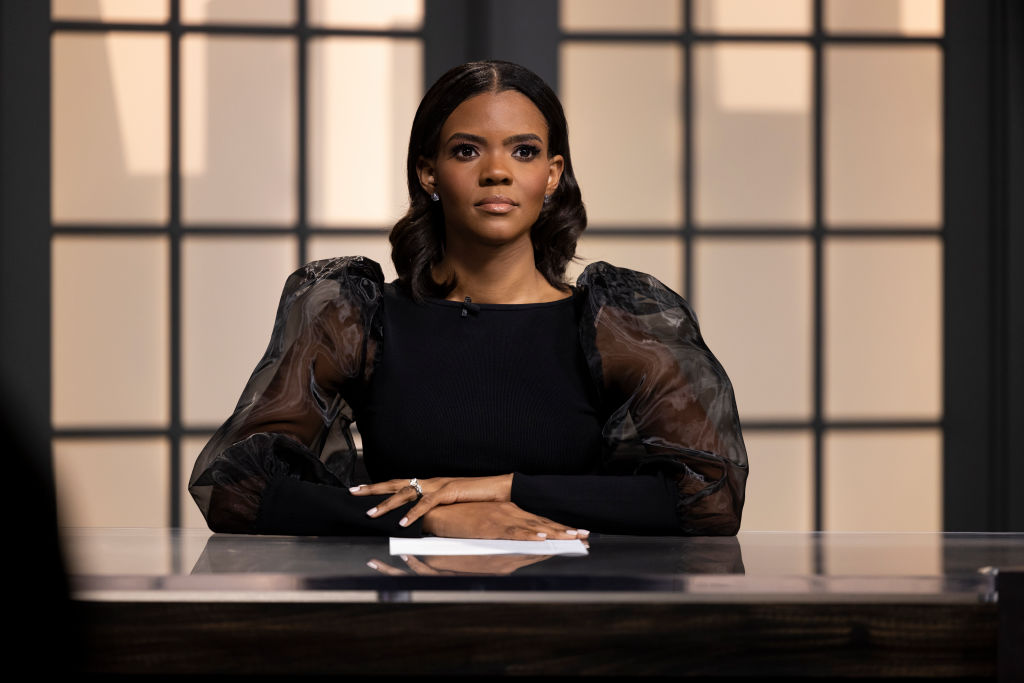 Candace Owens hosts a taping of "Candace" hosted by Candace Owens on October 8, 2021 in Nashville, Tennessee. (Brett Carlsen—Getty Images)