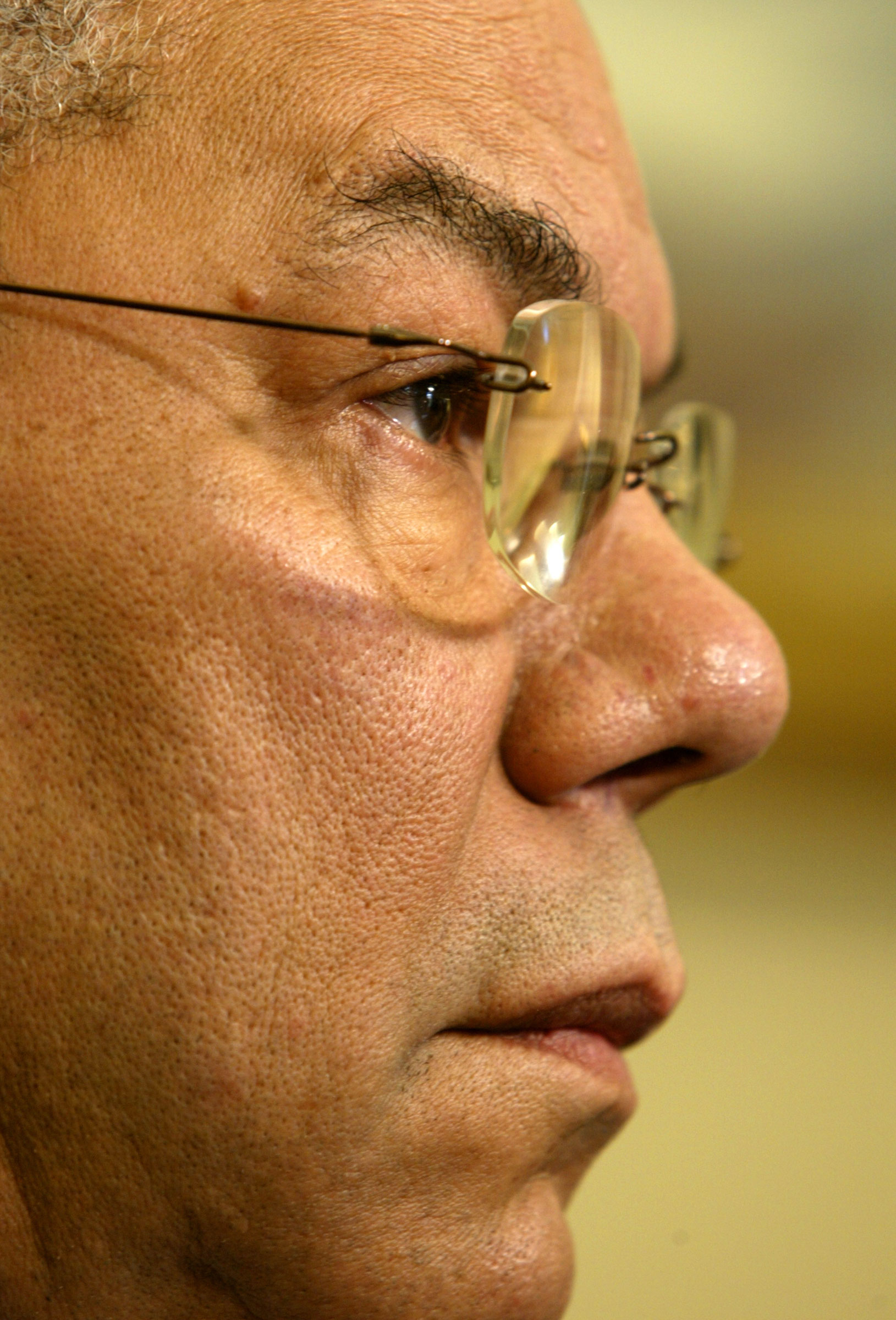 Secretary of State Colin Powell in the Oval Office 2002.