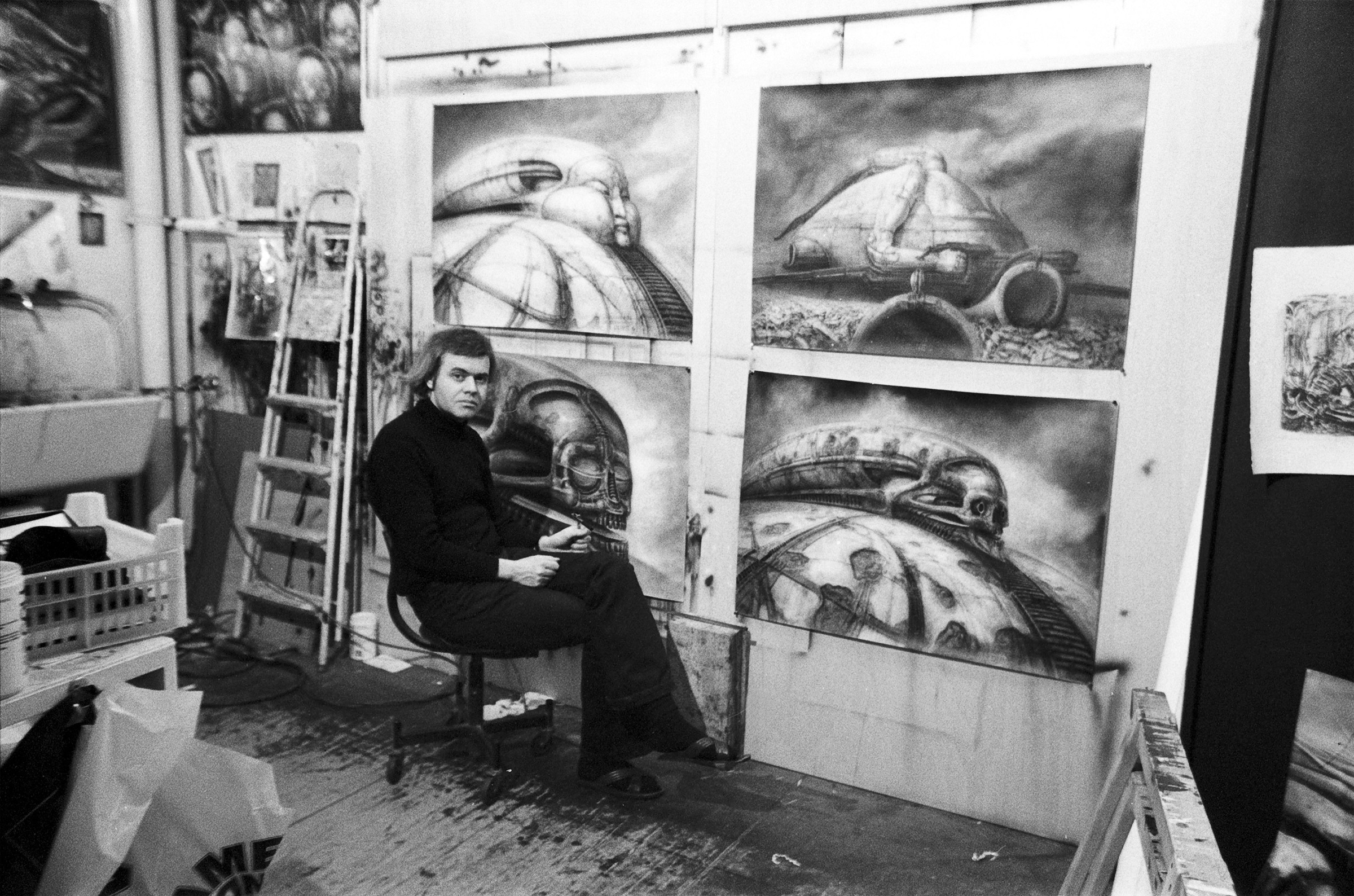Behind the scenes of Jodorowsky's Dune, H.R. Giger, early 1970s (Sony Pictures/Everett)