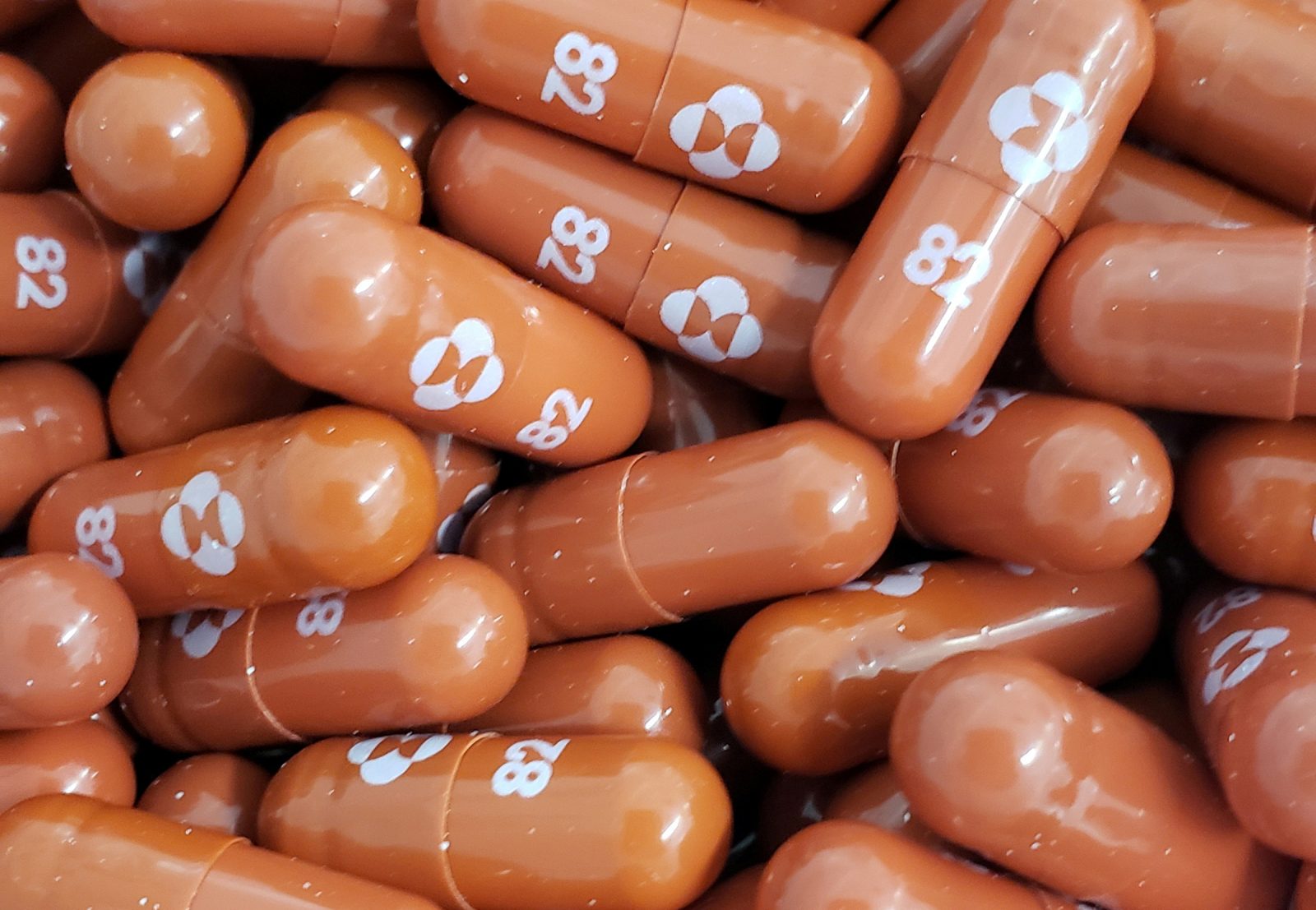 An experimental COVID-19 treatment pill called molnupiravir being developed by Merck &amp; Co Inc and Ridgeback Biotherapeutics LP. (Handout/Merck &amp; Co Inc/Reuters)