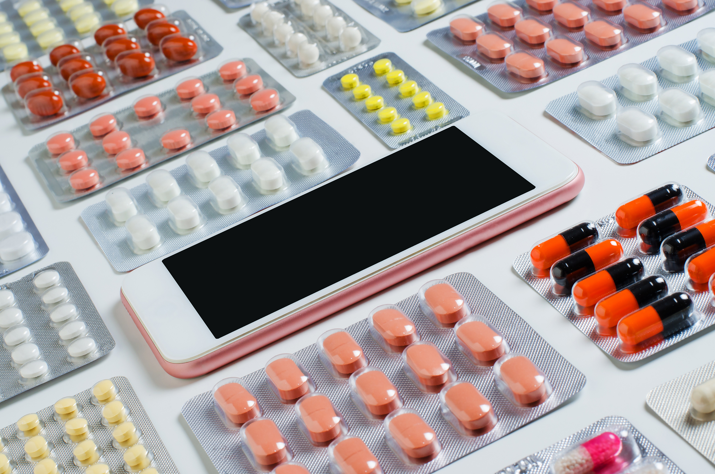 Интернет-аптека предлагает лекарства в таблетках... – Стоковая иллюстрация [66269322] – PIXTA