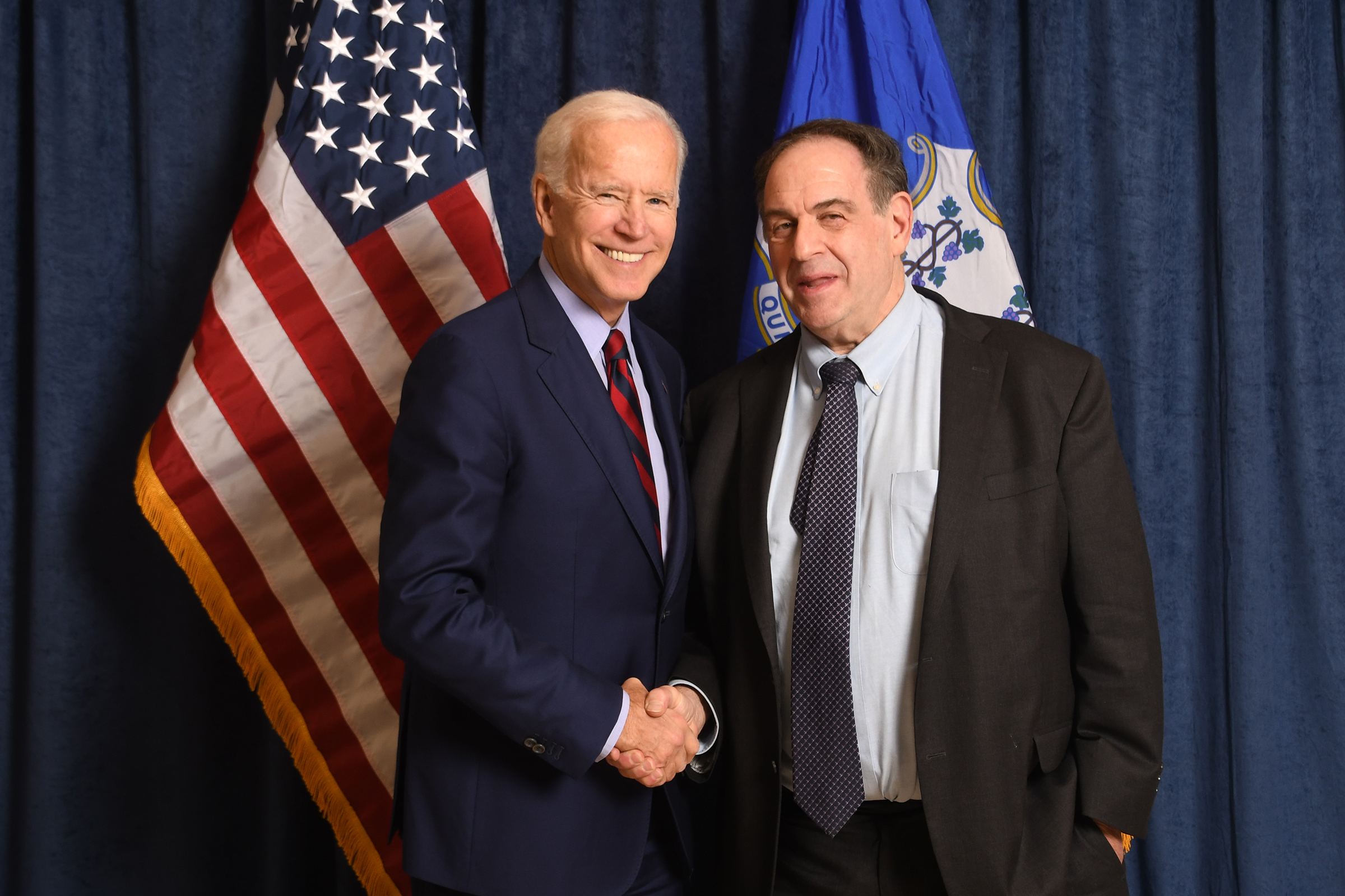 Sonnenfeld with Biden in 2018