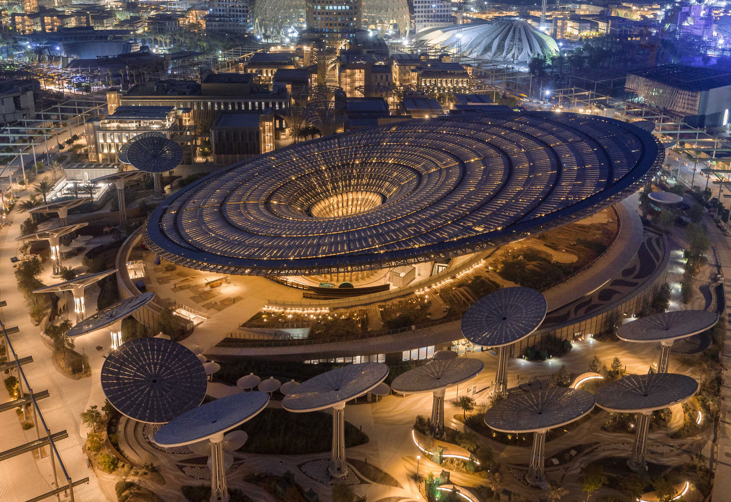 The Sustainability Pavilion at Expo 2020 Dubai. (Courtesy Expo 2020 Dubai)