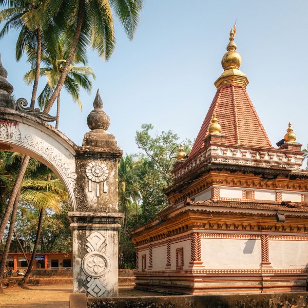 Shree Morjai Temple in Morjim, North Goa.