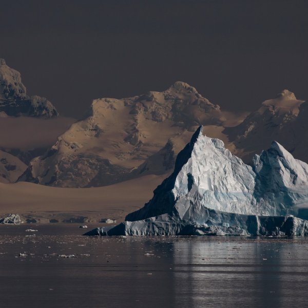 An iceberg along the Antarctic Peninsula