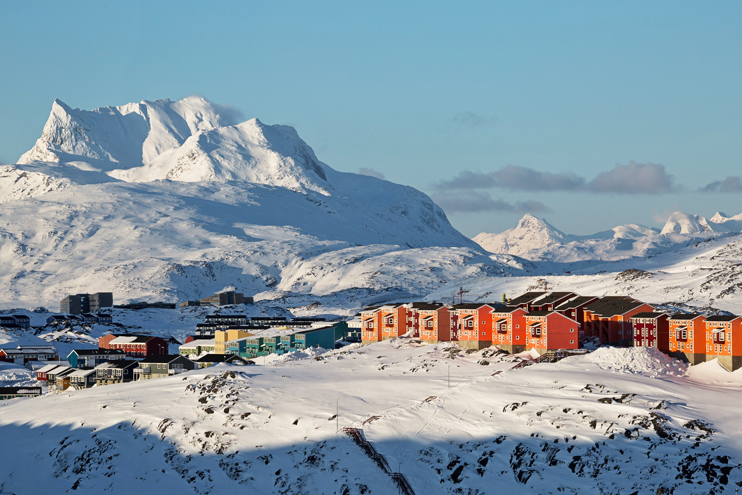 A view of Nuuk, Greenland (Christophe Stramba-Badiali—HAYTH/Redux)