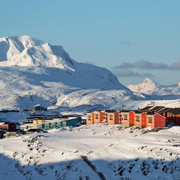 A view of Nuuk, Greenland