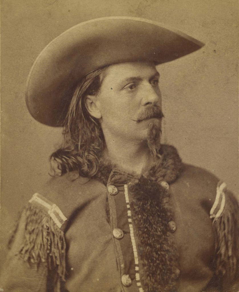 A portrait of William F. Cody, known as "Buffalo Bill"