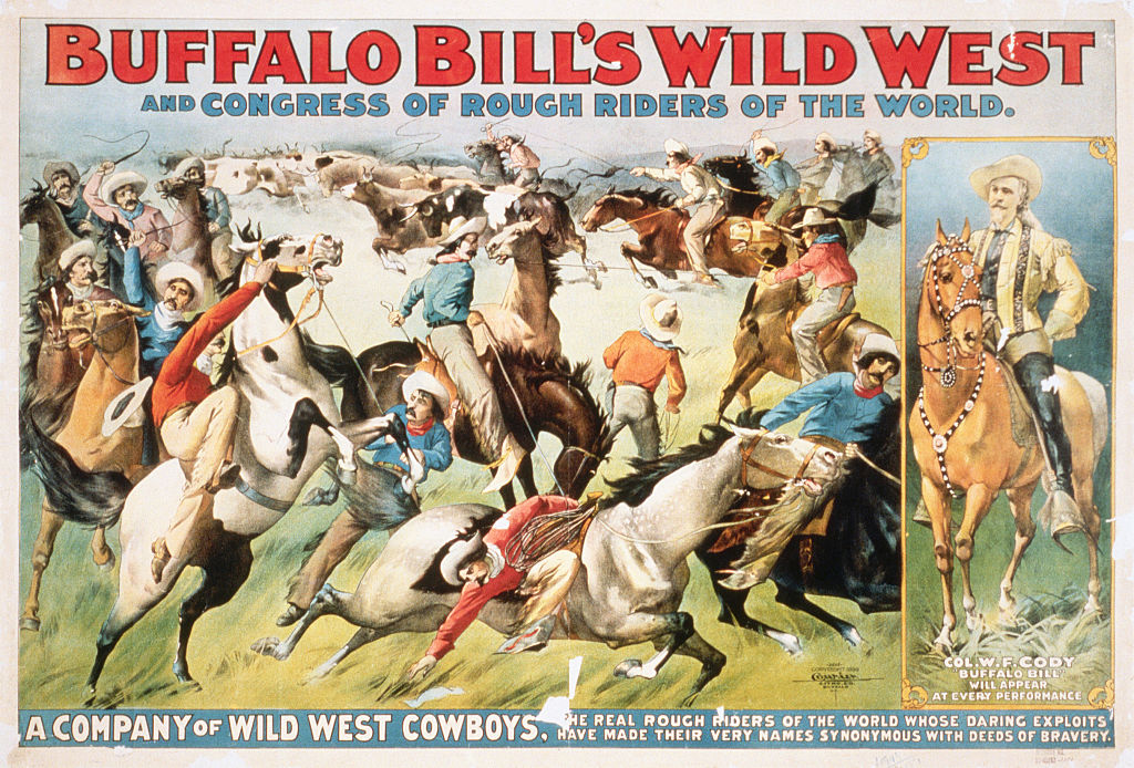 Buffalo Bill's Wild West and Congress of Rough Riders Circus Poster