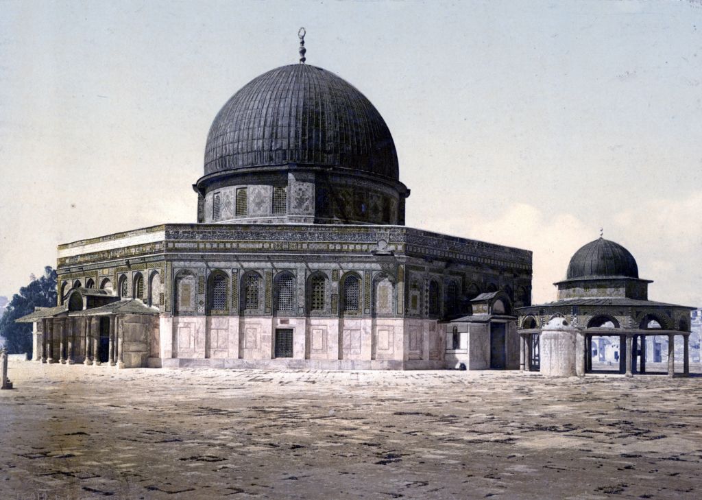 The Dome of the Rock circa 1910.