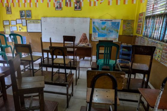 Educational institutions closed to prevent spread of coronavirus in Indonesia