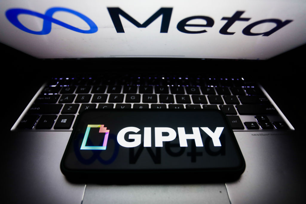 The Competition and Markets Authority found that Meta's $315 million tie up with GIF search engine Giphy will reduce competition between social media platforms, according to a statement Tuesday. (Jakub Porzycki/NurPhoto—Getty Images)