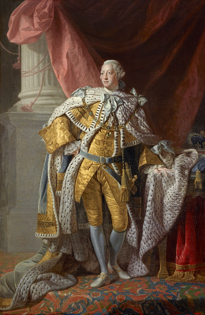 George III, 1738 - 1820. Reigned 1760 - 1820