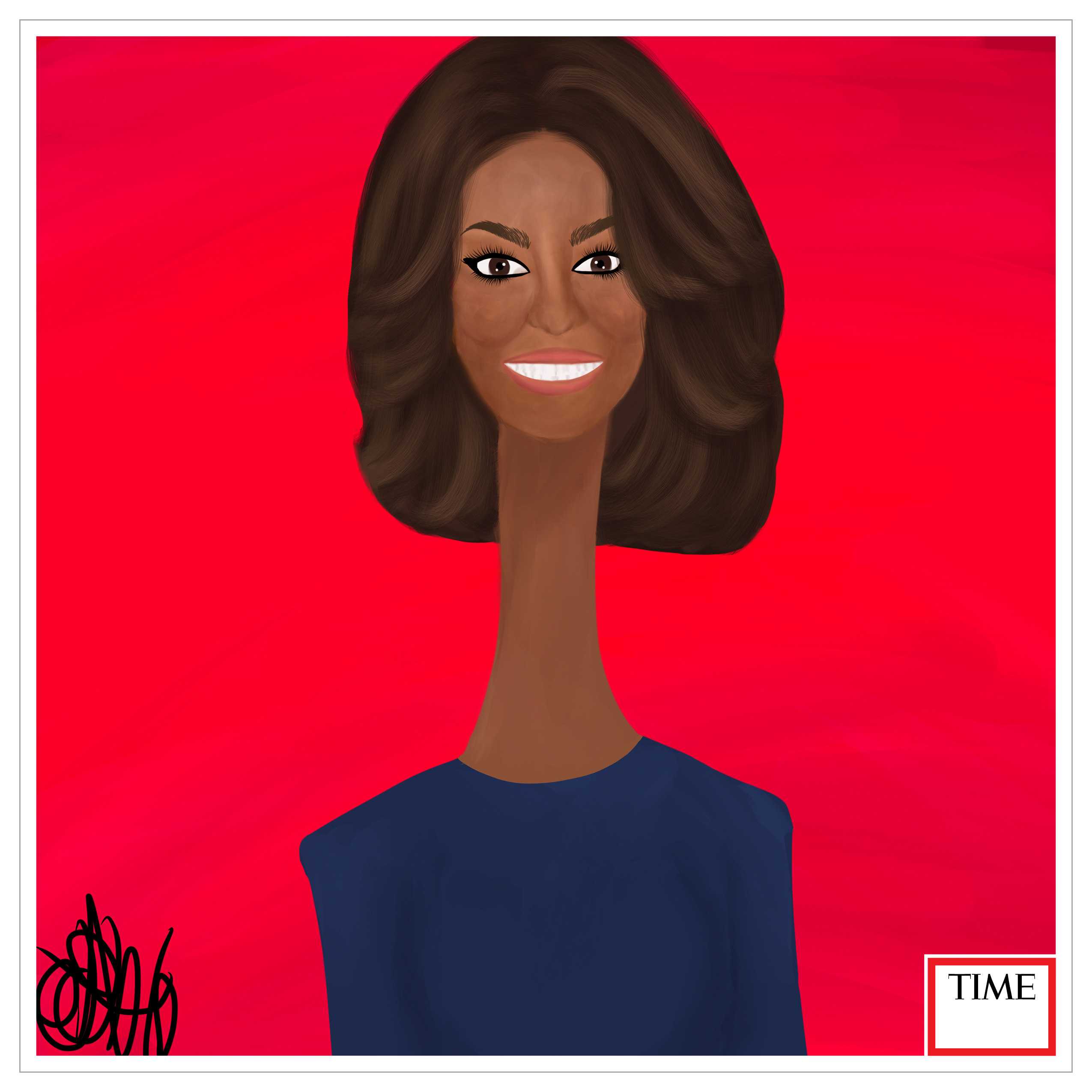Michelle Obama, 2008
