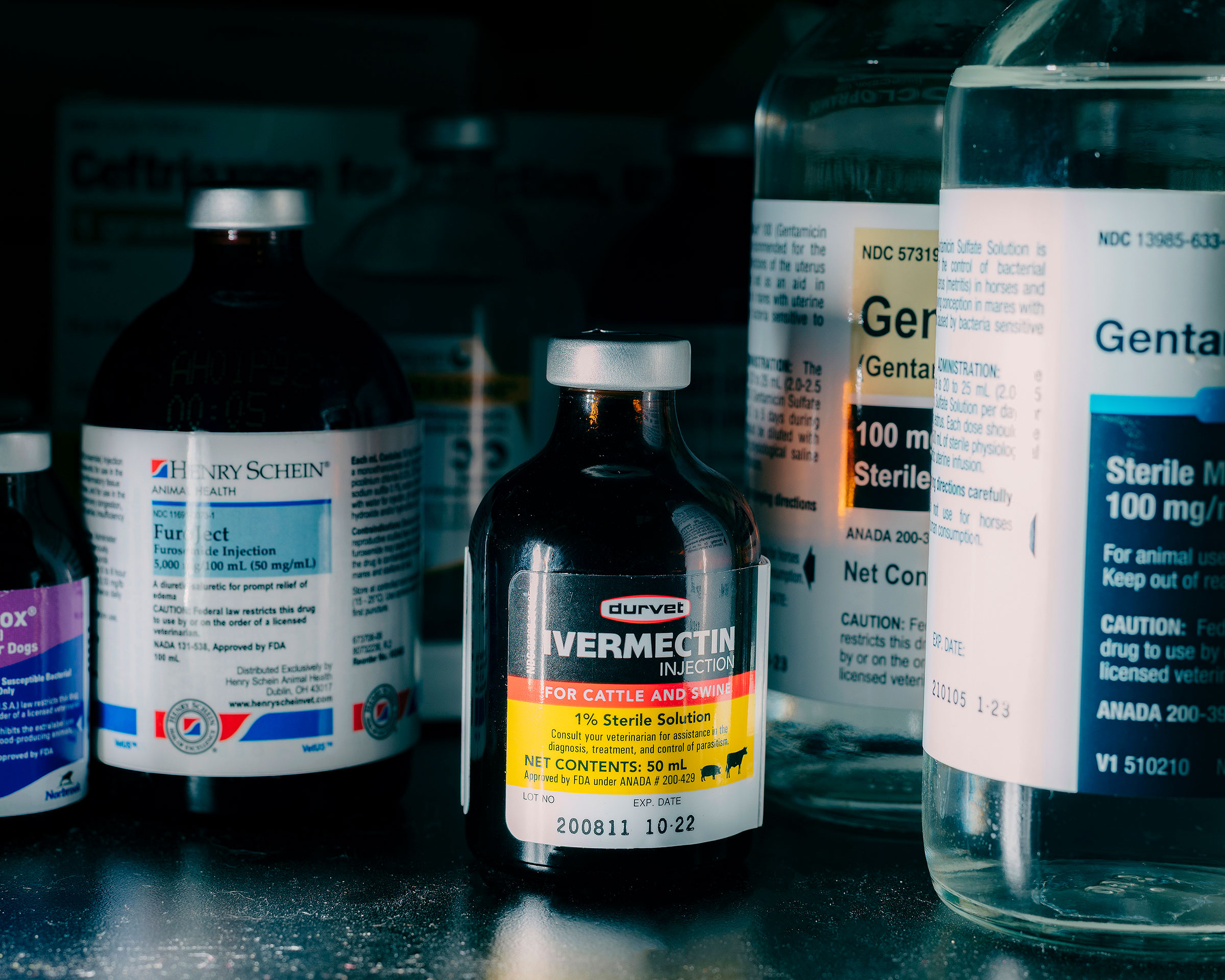 A bottle of Ivermectin in West Point, Miss. on Sept. 18, 2021. (Houston Cofield—The New York Times/Redux)