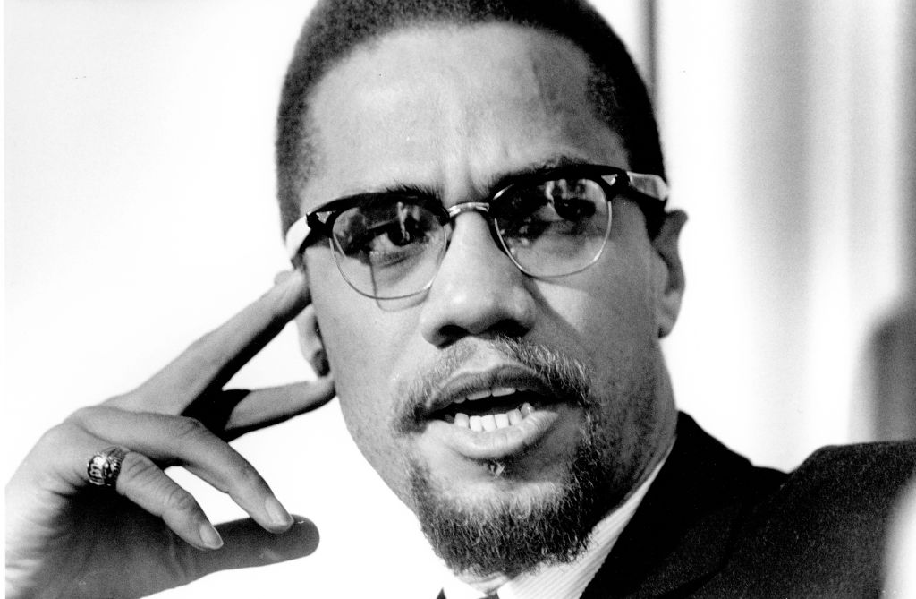 Malcolm X poses for a portrait on Feb. 16, 1965, in Rochester, New York. (Michael Ochs Archives—Getty Images)