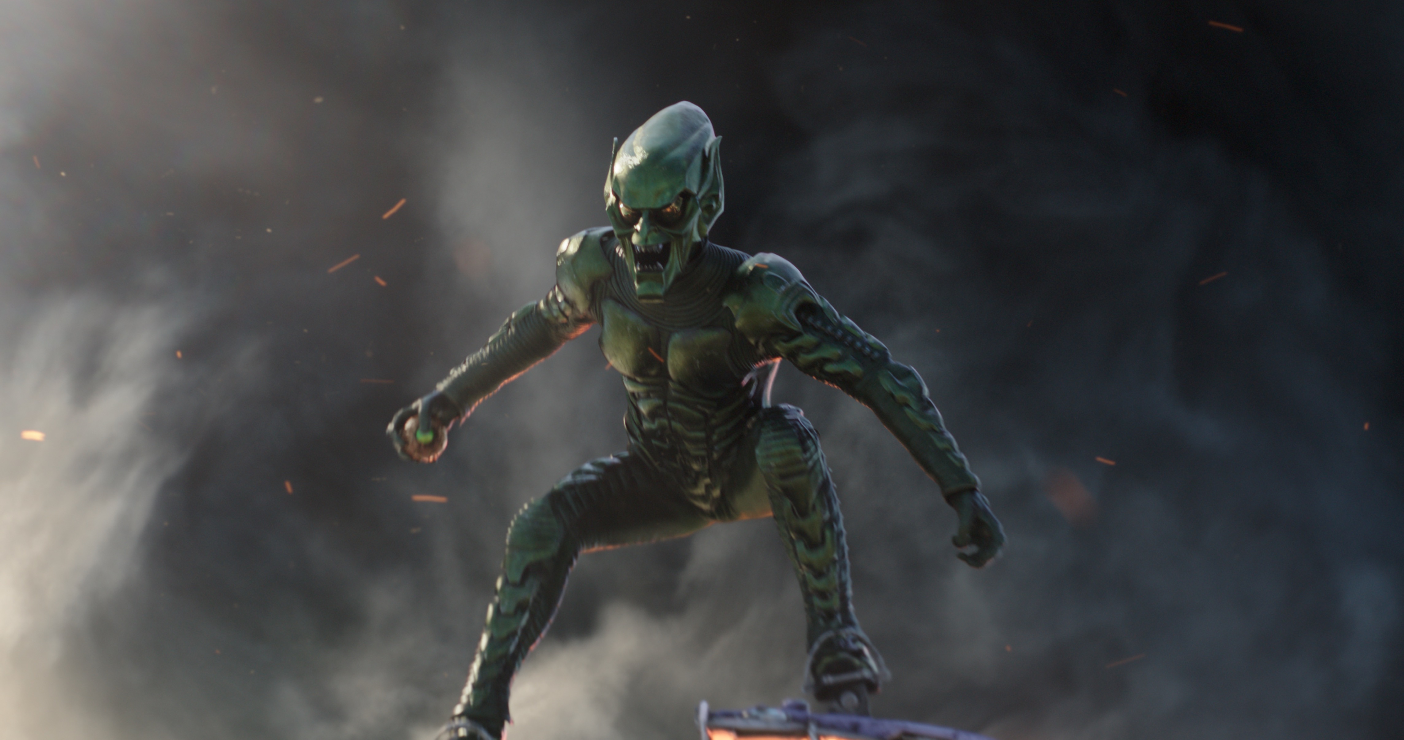 Willem Dafoe as Green Goblin in <i>Spider-Man: No Way Home</i> (Sony Pictures)
