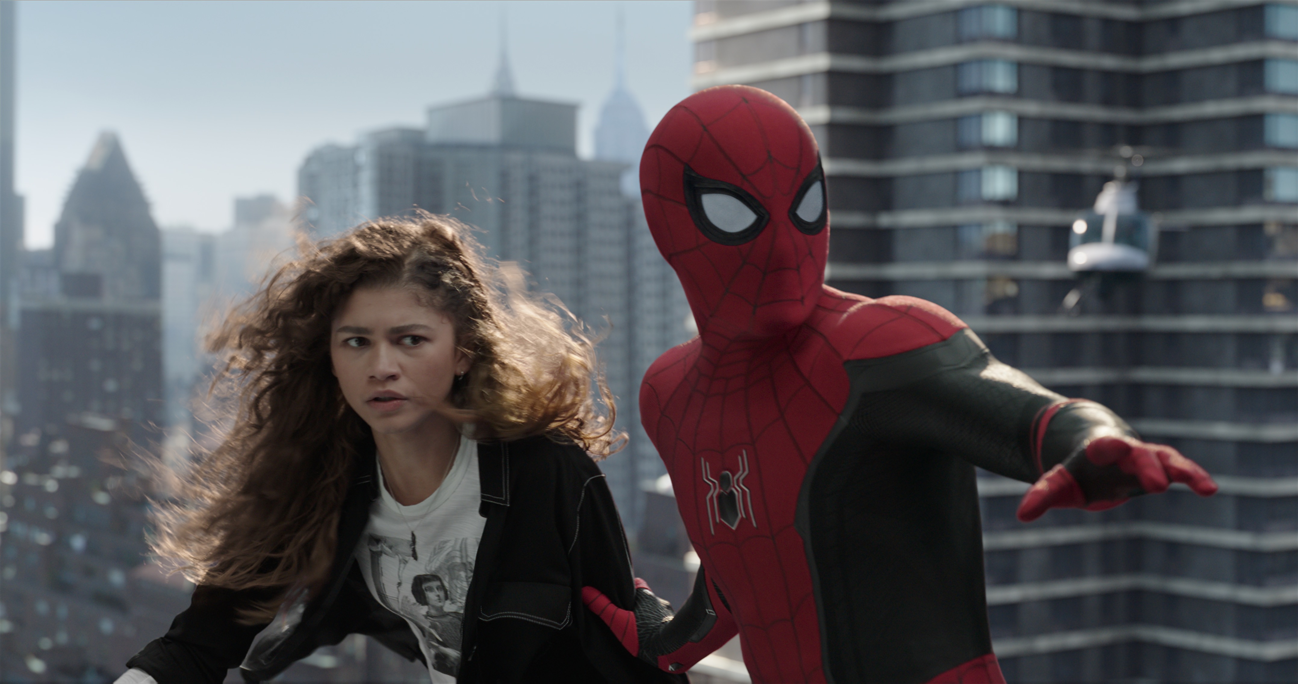 Zendaya and Tom Holland in <i>Spider-Man: No Way Home</i> (Sony Pictures)
