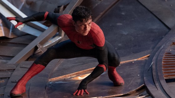 Tom Holland stars as Peter Parker/Spider-Man in Columbia Pictures' SPIDER-MAN: NO WAY HOME.