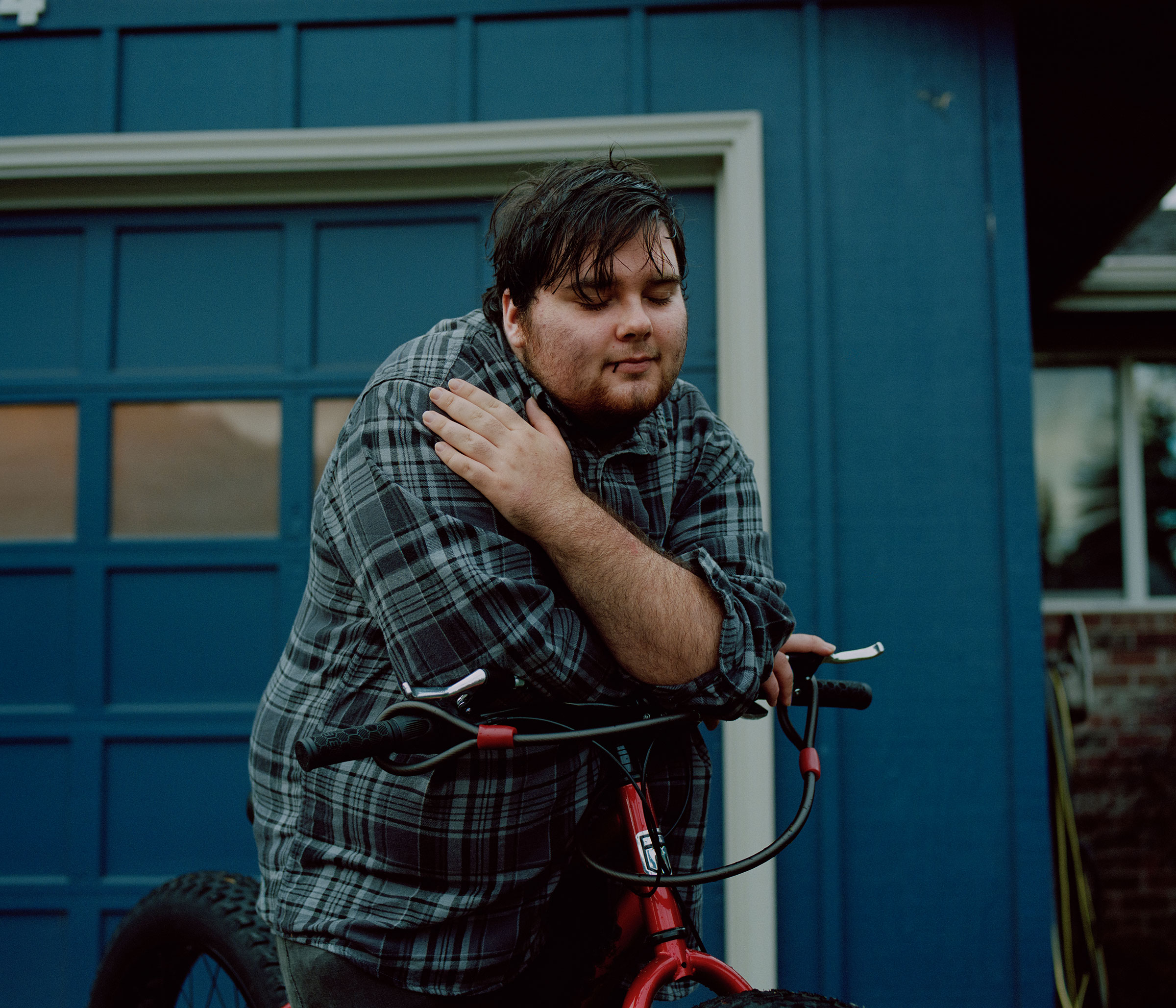 <strong>Benjerman Xander</strong>, pictured at his home in Portland, Ore. "<a href="https://time.com/6124930/oregon-foster-care-trans-youth-lawsuit/">America's Foster Care System Is a Dangerous Place for Trans Teens. Now They're Fighting for Change</a>," Dec. 7. (Ricardo Nagaoka for TIME)