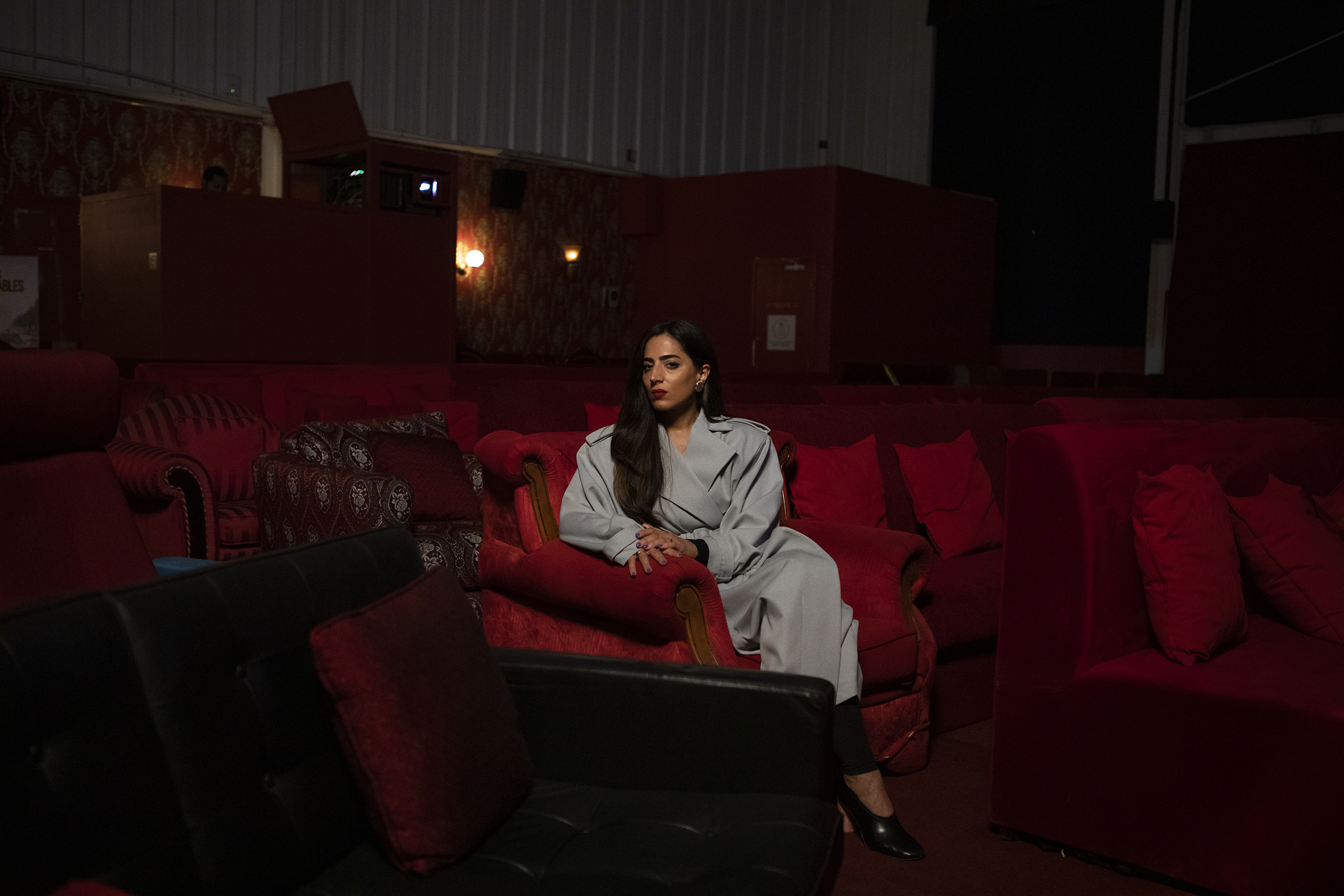 Butheina Kazim, co-founder of Cinema Akil, an independent cinema platform in Dubai. (Natalie Naccache for TIME)