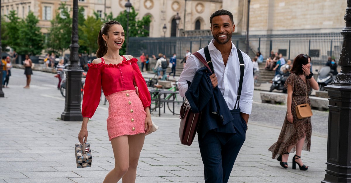 Lucien Laviscount has given Emily in Paris fans 'the ick' in Fashion Week  appearance