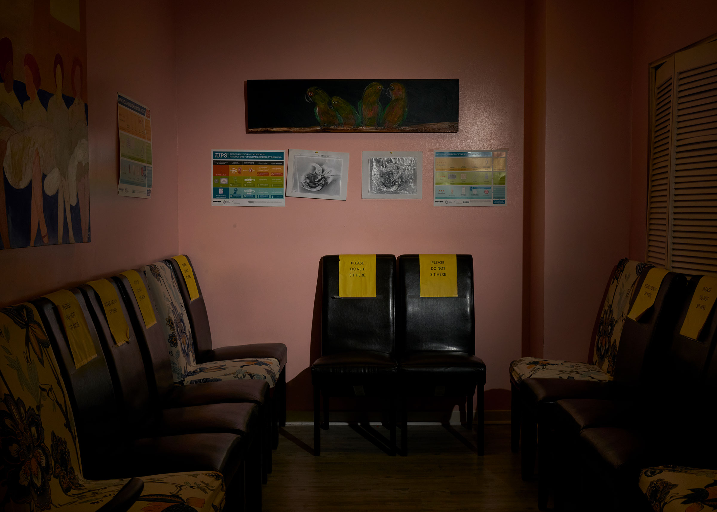 An empty waiting room inside the <a href="https://time.com/6116072/mississippi-abortion-supreme-court-jackson-womens-health/">Jackson Women’s Health Organization</a> on Oct. 29. (Stacy Kranitz for TIME)