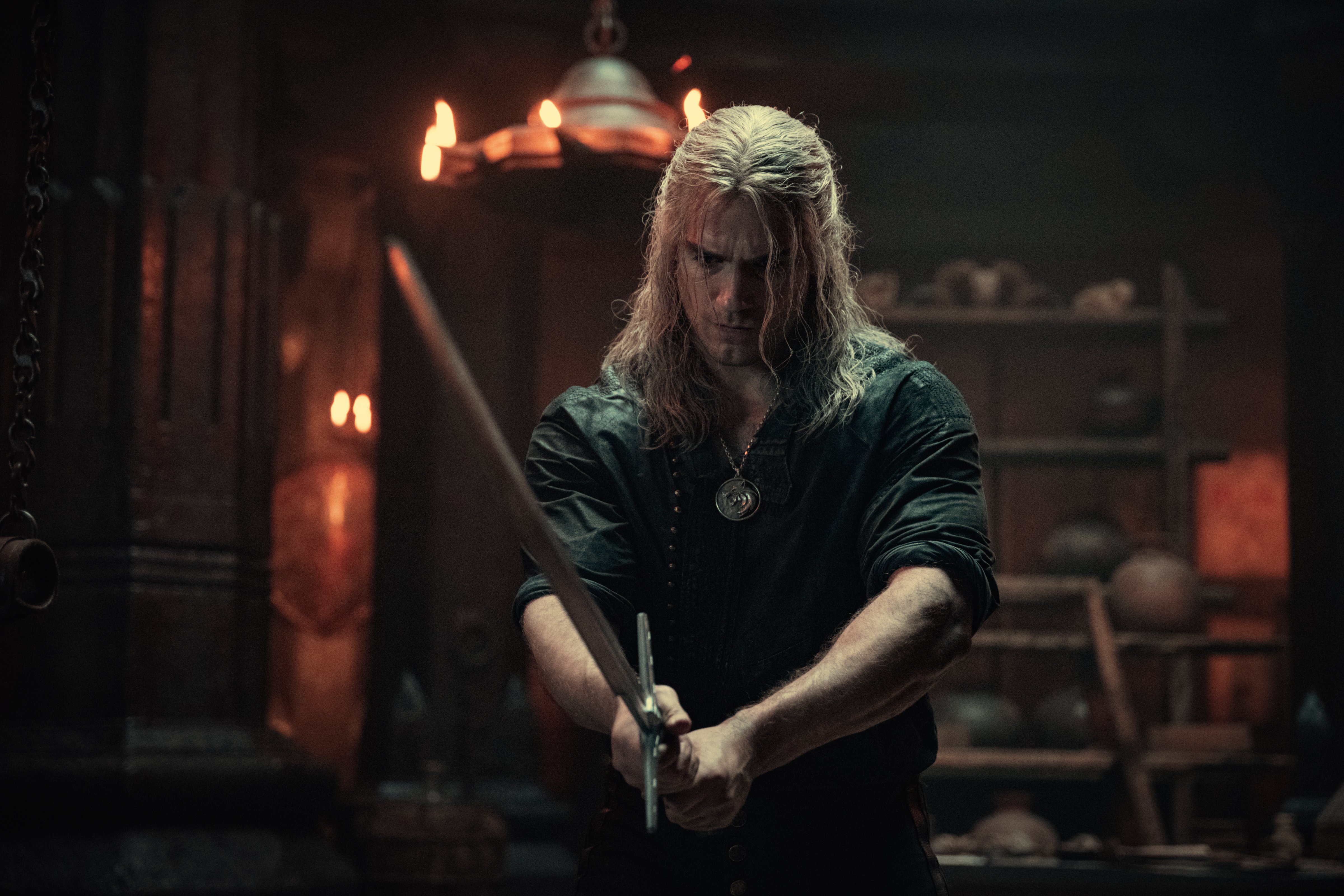 Henry Cavill in 'The Witcher' (Jay Maidment)