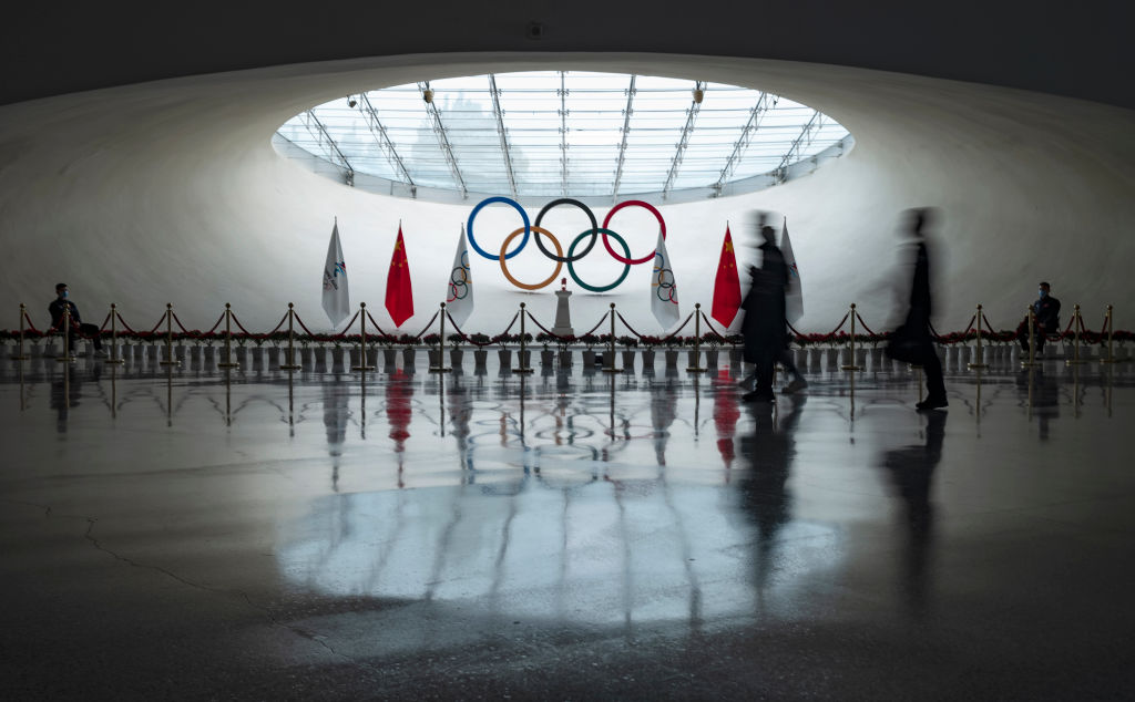 Olympic Flame For Beijing 2022 Winter Games Exhibited In Beijing