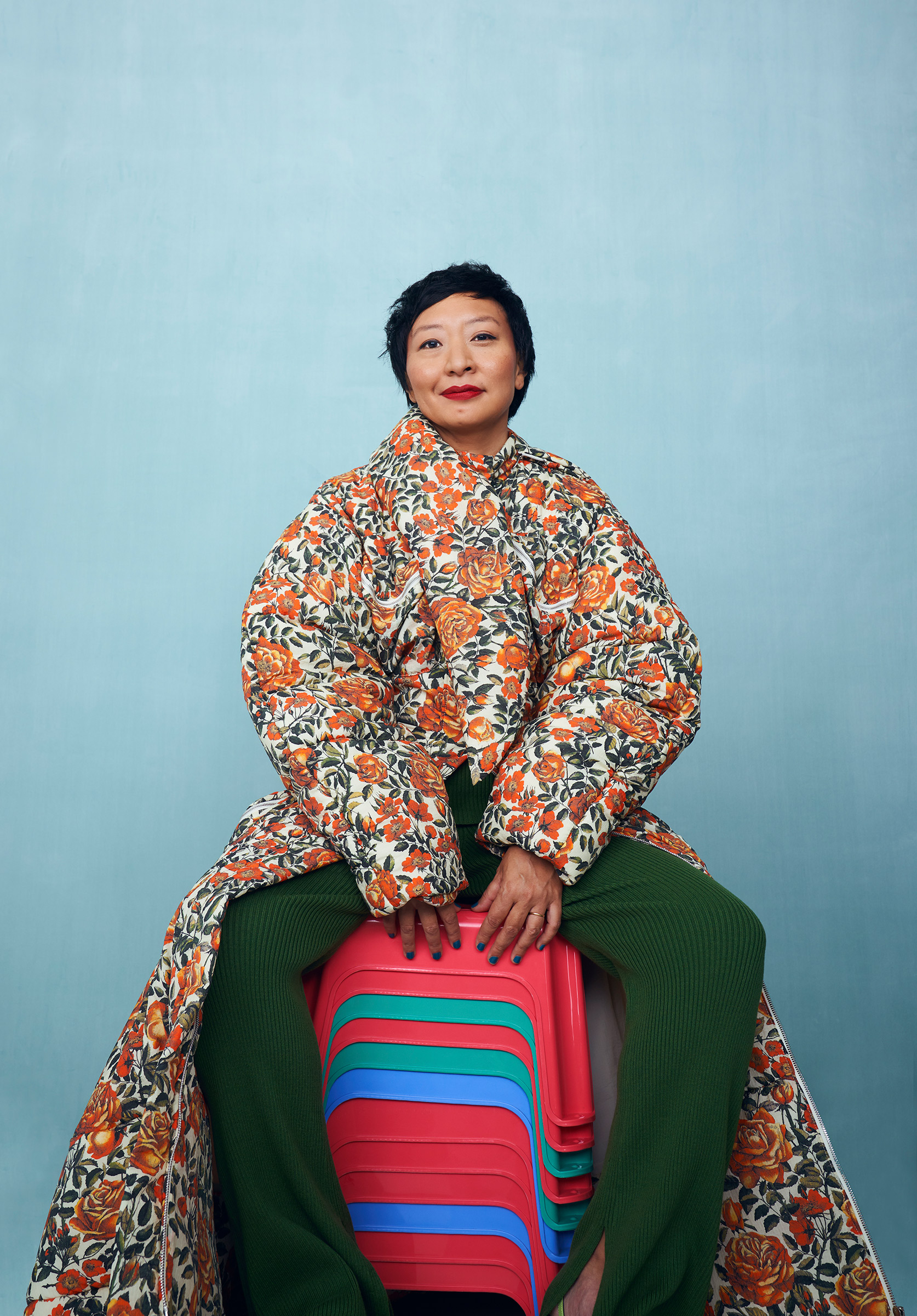 <strong>Cathy Park Hong</strong>. "<a href="https://time.com/collection/100-most-influential-people-2021/6096088/cathy-park-hong/">The 100 Most Influential People</a>," Sept. 27 issue. (Michelle Watt for TIME)