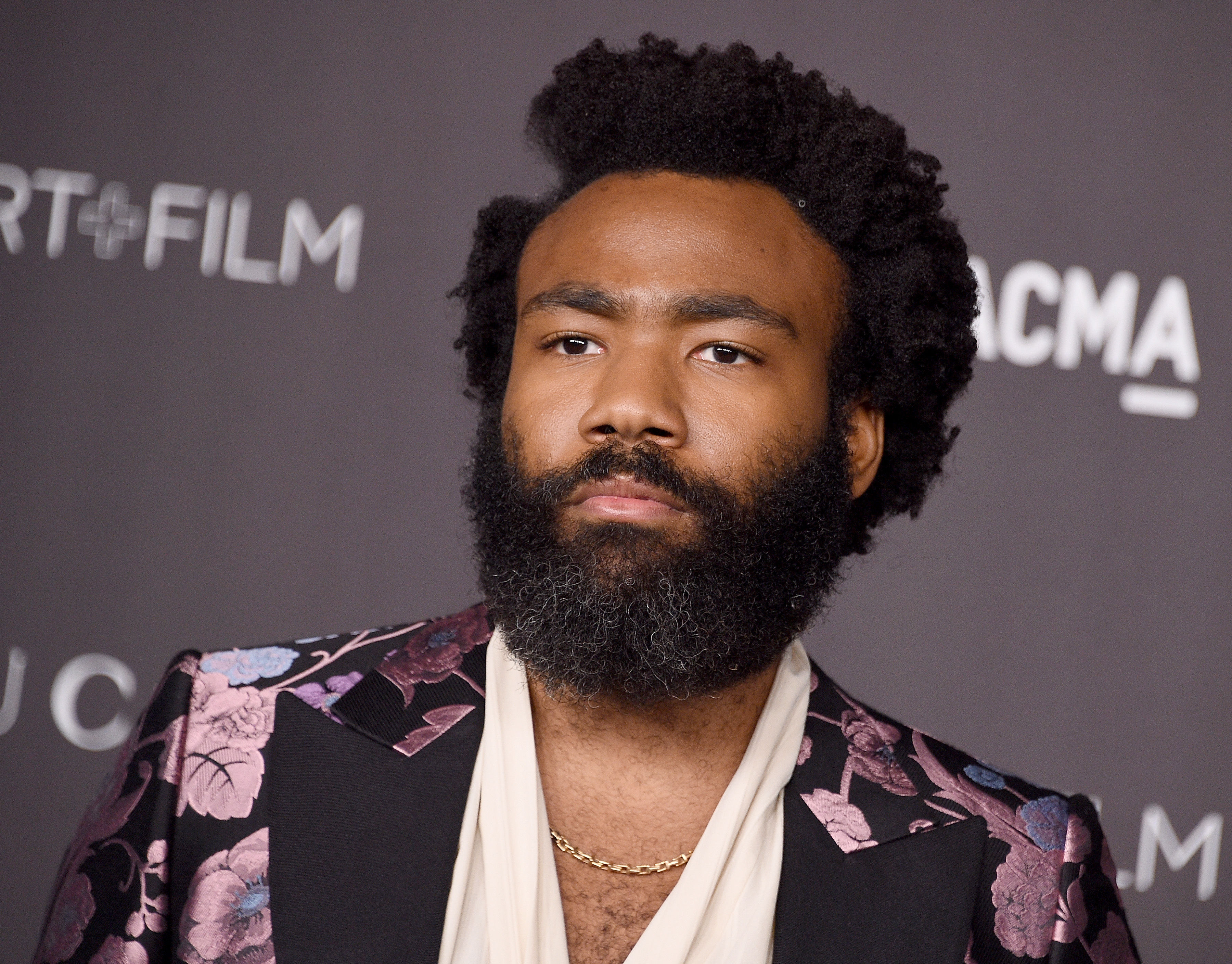 Donald Glover arrives at the 2019 LACMA Art + Film Gala in Los Angeles (Gregg DeGuire—FilmMagic via Getty Images)