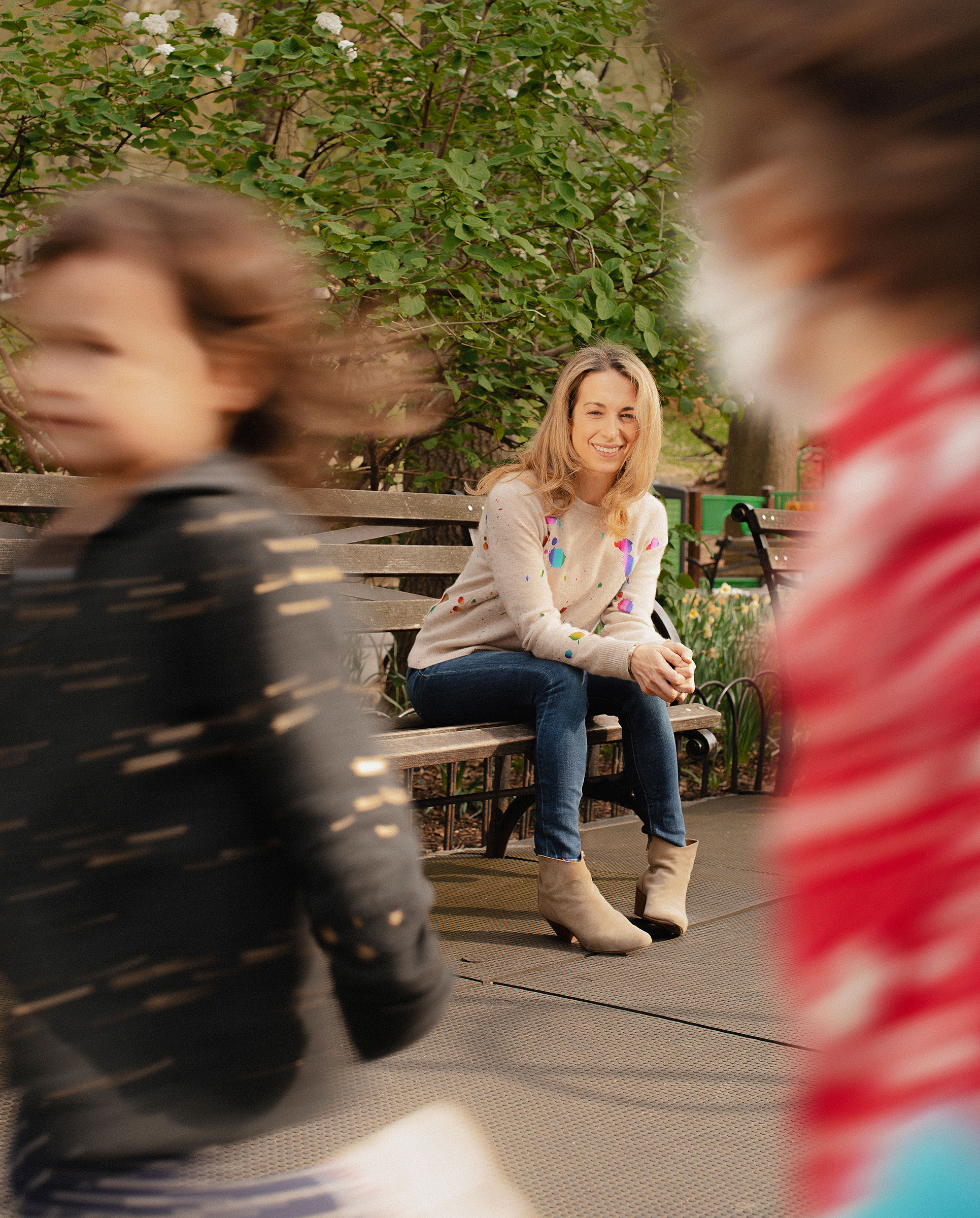 <strong>Becky Kennedy</strong>, pictured on Manhattan’s Upper West Side. "<a href="https://time.com/6075434/dr-becky-millennial-parenting/">How Dr. Becky Became the Millennial Parenting Whisperer</a>," July 5 issue. (Tonje Thilesen for TIME)