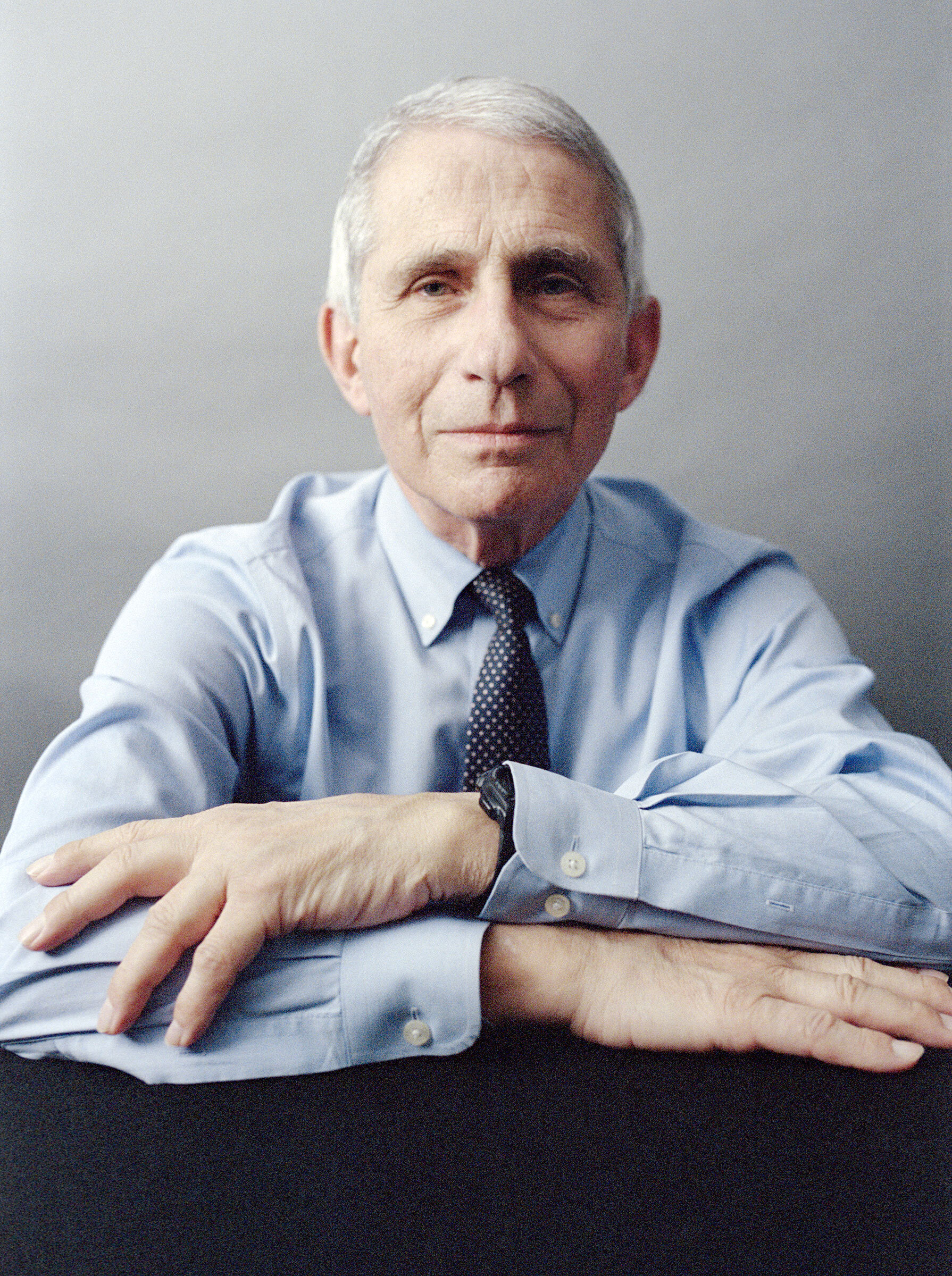 <strong>Dr. Anthony Fauci</strong>. "<a href="https://time.com/guardians-of-the-year-2020-anthony-fauci-frontline-health-workers/">Guardians of the Year 2020</a>" (Jody Rogac for TIME)