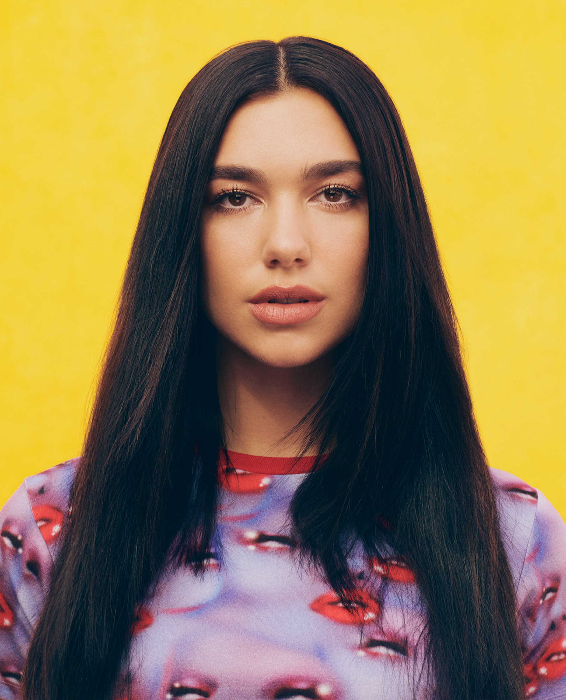 <strong>Dua Lipa</strong>. "<a href="https://time.com/collection/time100-next-2021/5937664/dua-lipa/">TIME 100 Next</a>," March 1 issue. (Micaiah Carter for TIME)