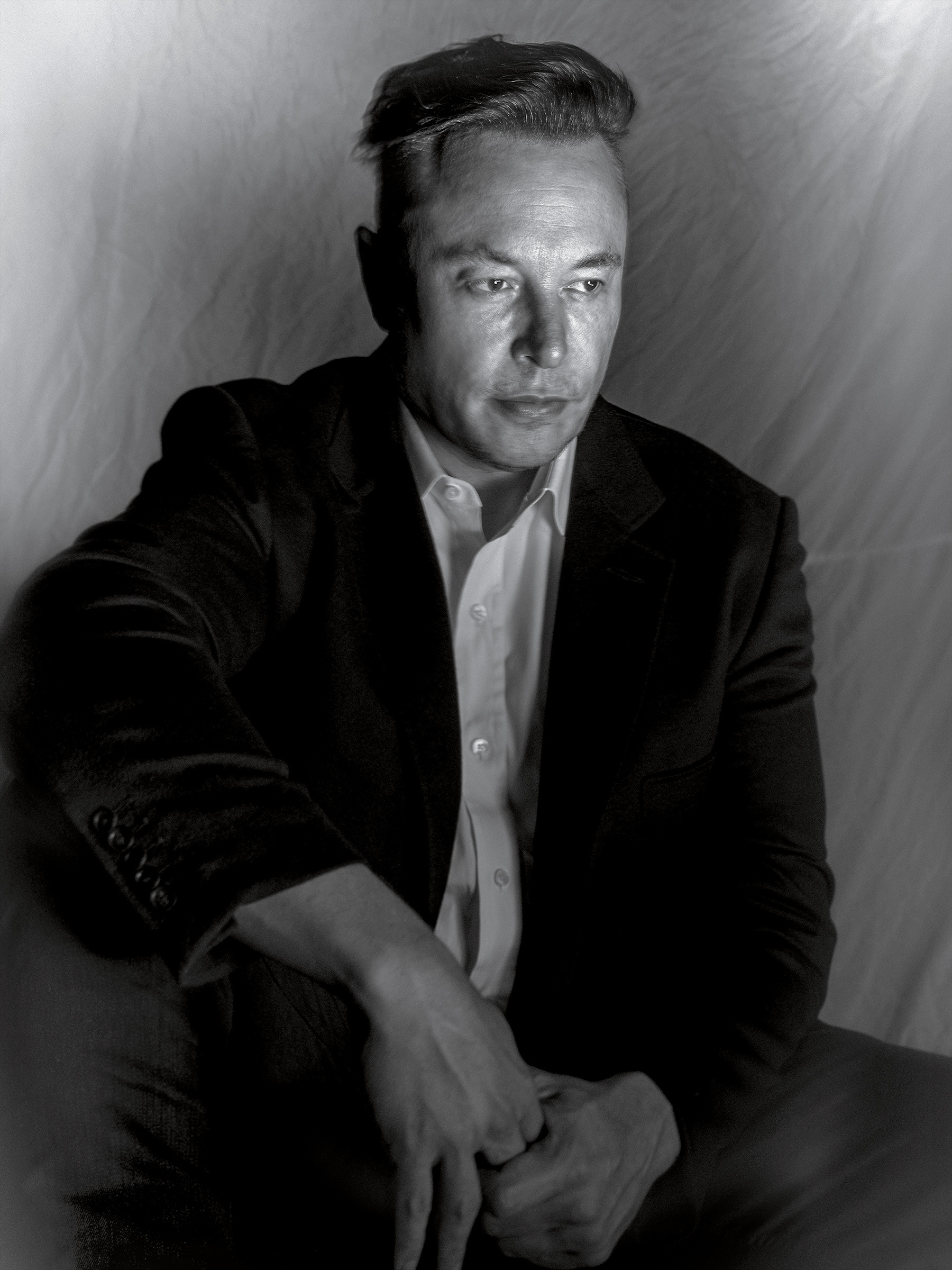 <strong>Elon Musk</strong>. "<a href="https://time.com/person-of-the-year-2021-elon-musk/">Person of the Year 2021</a>," Dec. 27 issue. (Mark Mahaney for TIME)