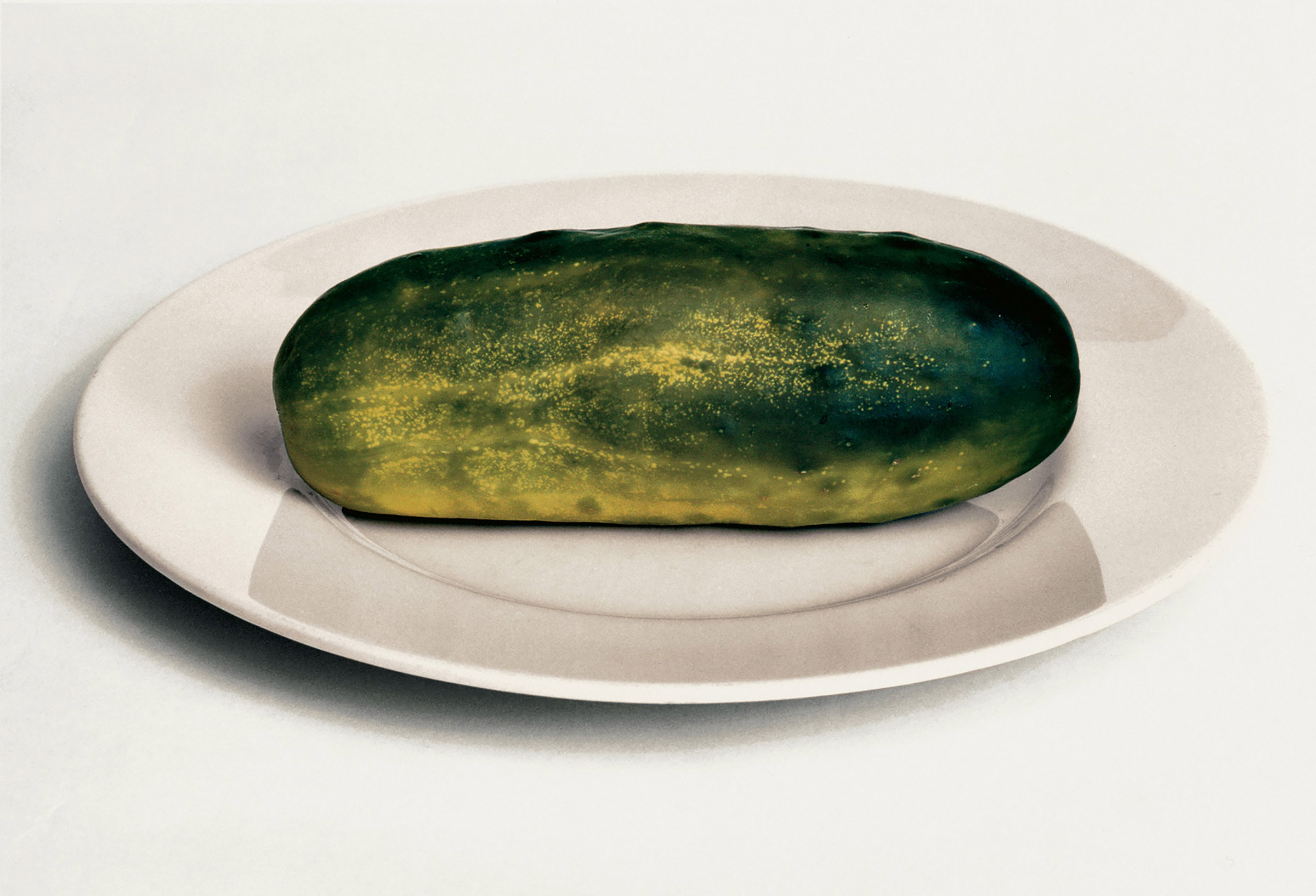 A Gursky Gherkin Is Just a Very Large Pickle, 2001 by Duane Michals (Duane Michals)