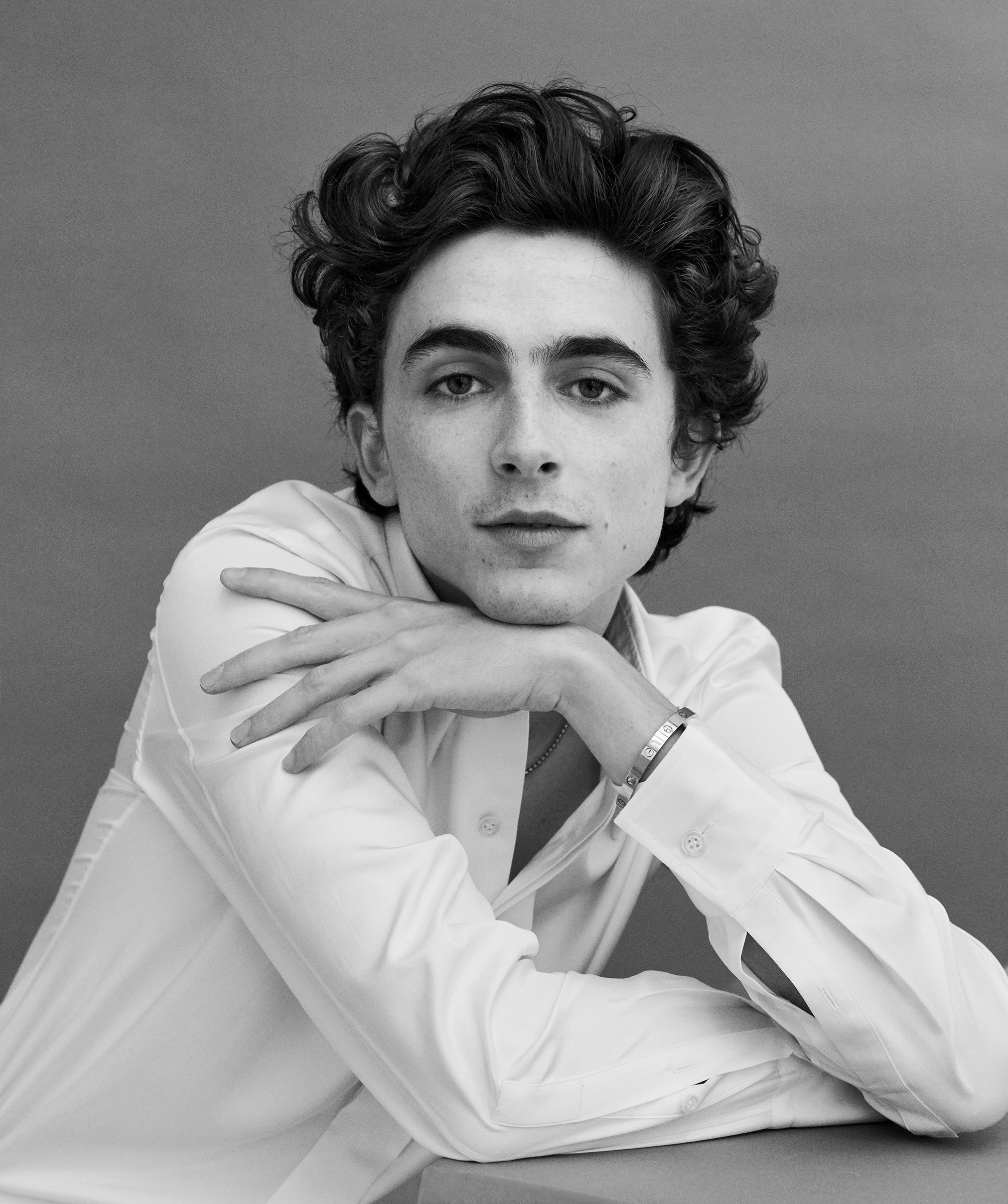 <strong>Timothée Chalamet</strong>. "<a href="https://time.com/6103203/timothee-chalamet-profile/">Next Generation Leaders</a>," Oct. 25 issue. (Ruvén Afanador for TIME)