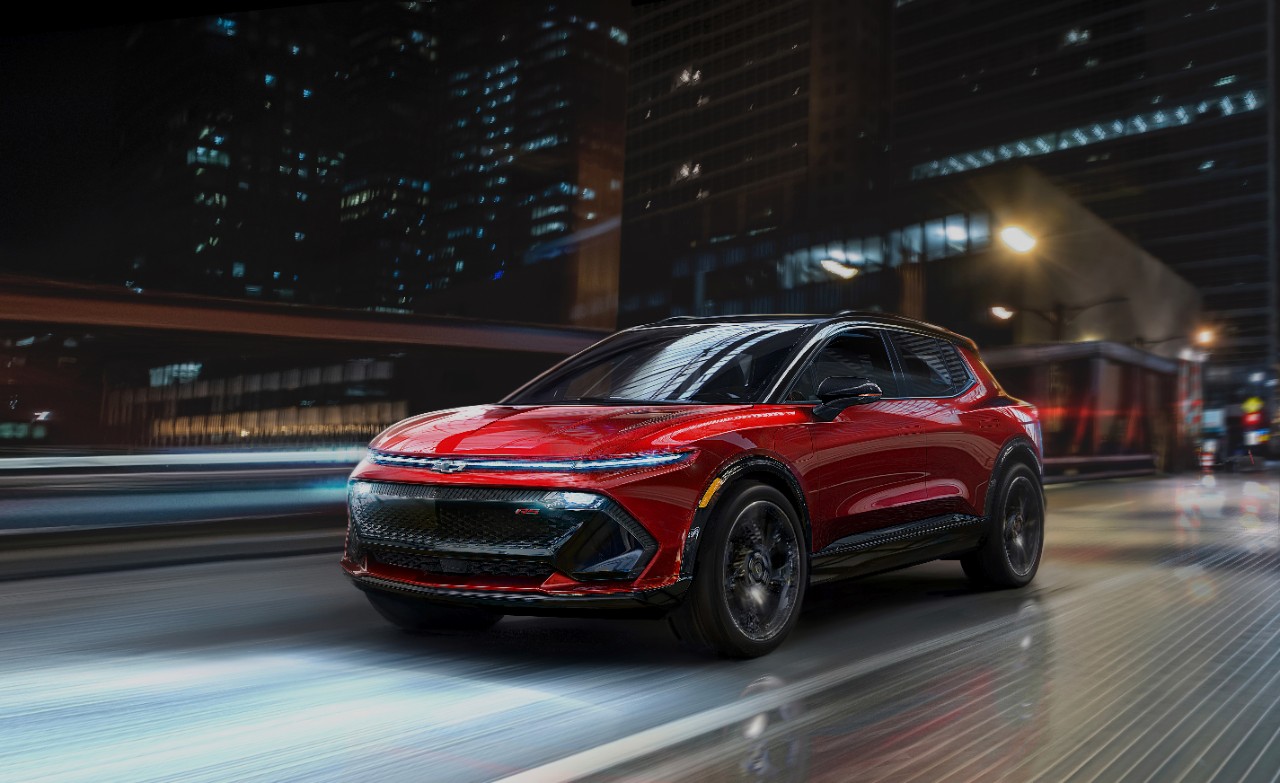 General Motors Chair and CEO Mary Barra confirmed during her 2022 CES keynote address that Chevrolet will launch the Chevrolet Equinox EV in the 2024 model year. (General Motors)