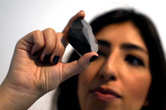 This Extremely Rare 555.55-Carat Black Diamond Is Coming Up for Auction