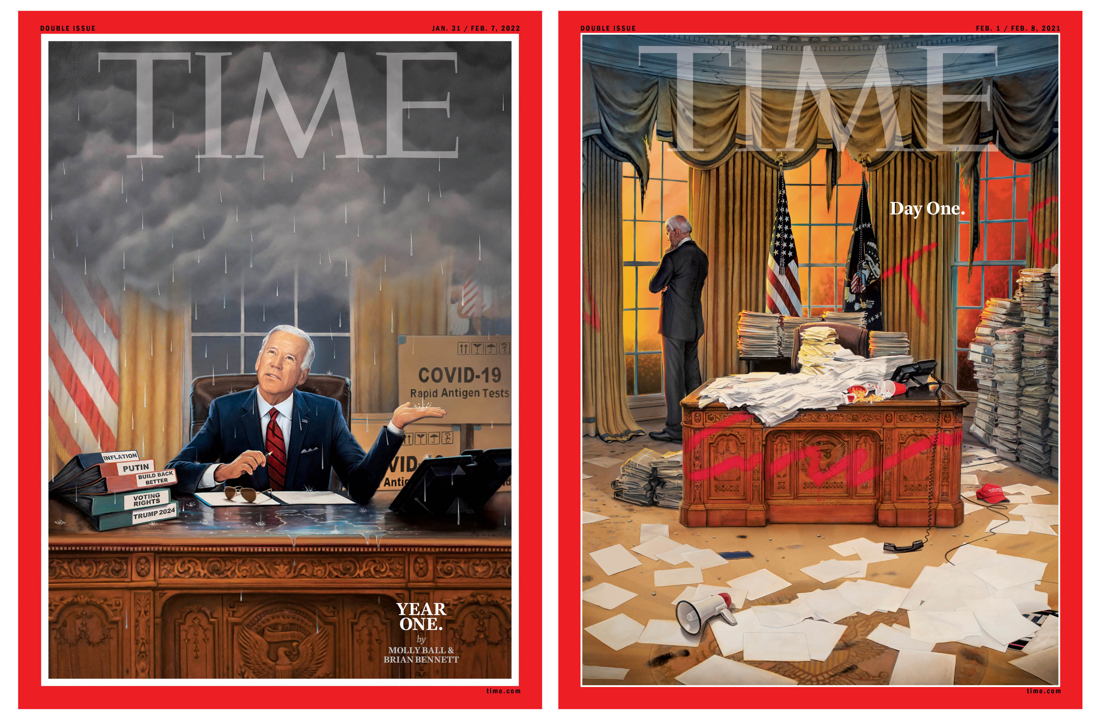Joe Biden Elect President Time Person Of The Year Magazine Reprint Photo 11”x14” 