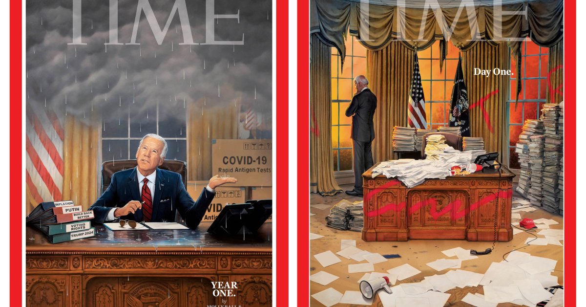 L’histoire derrière la couverture de “Year One” de Joe Biden par TIME